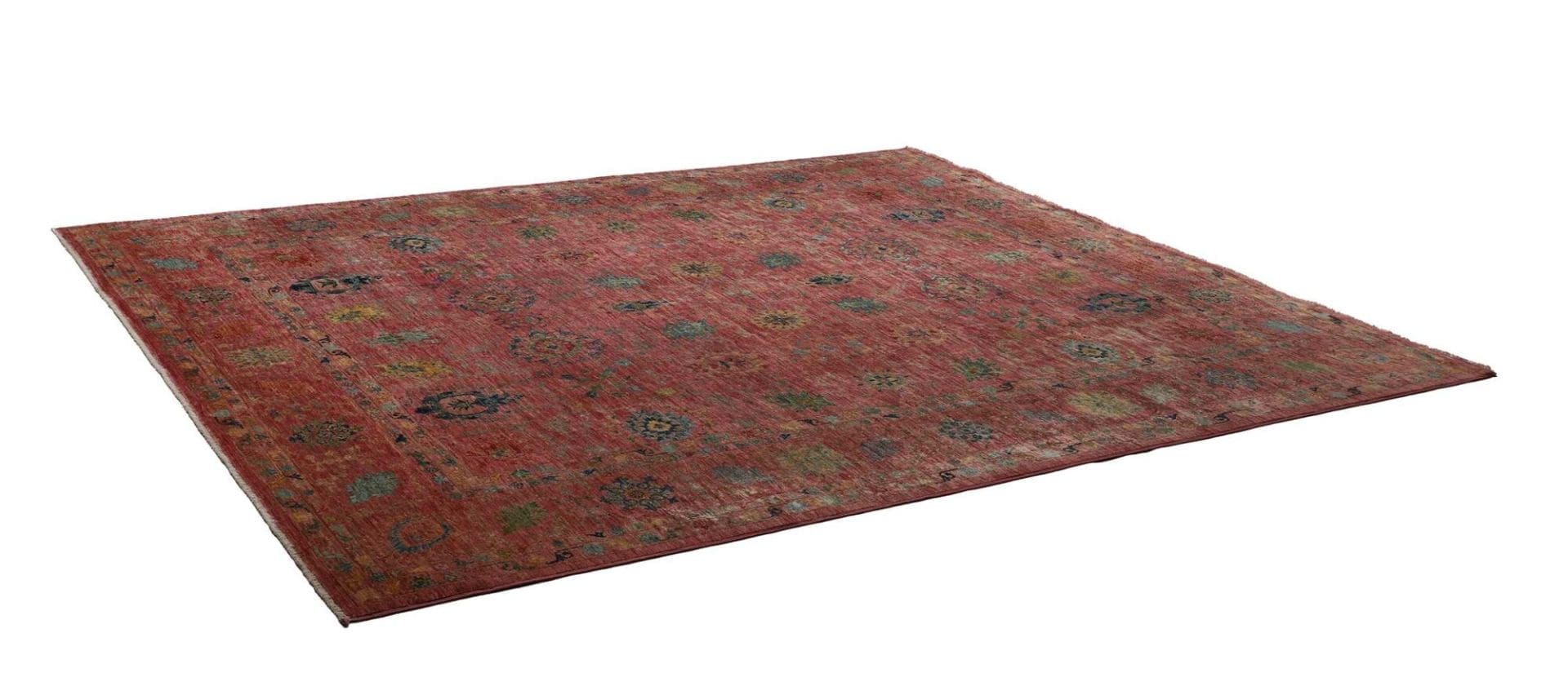 Handgeknüpfter Samarkand Orientteppich 246 × 292 cm