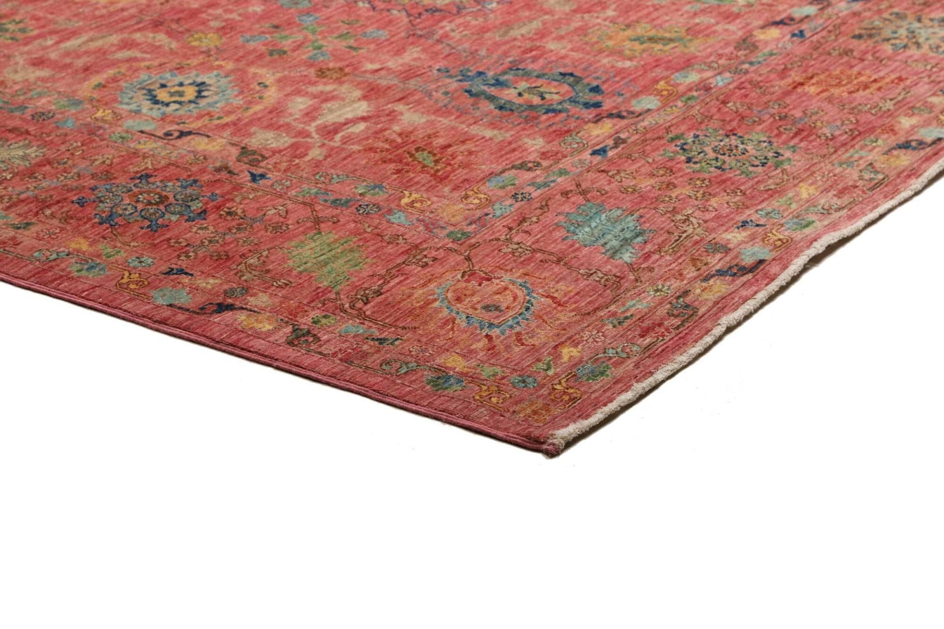 Handgeknüpfter Samarkand Orientteppich 246 × 292 cm