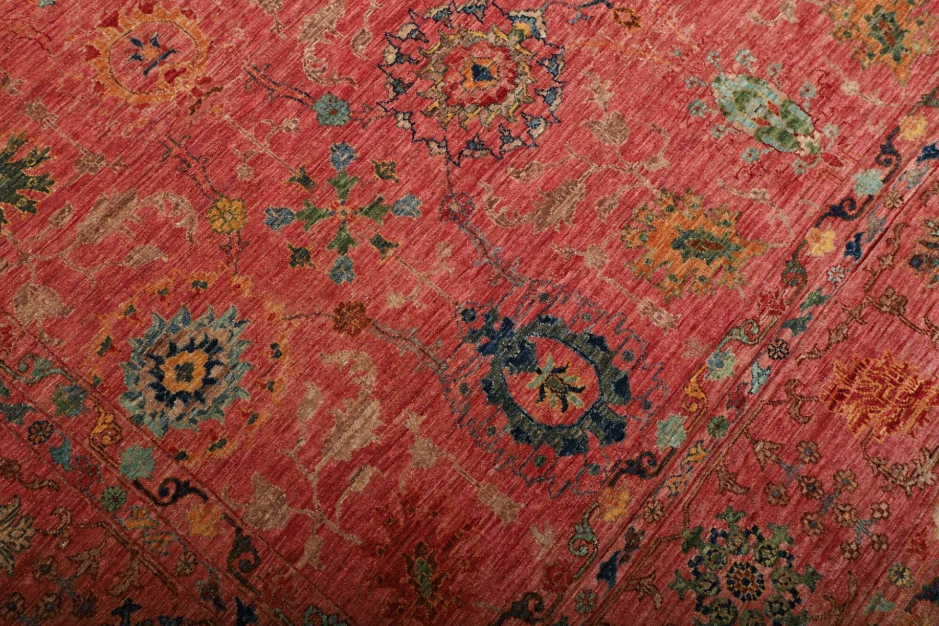 Handgeknüpfter Samarkand Orientteppich 246 × 292 cm