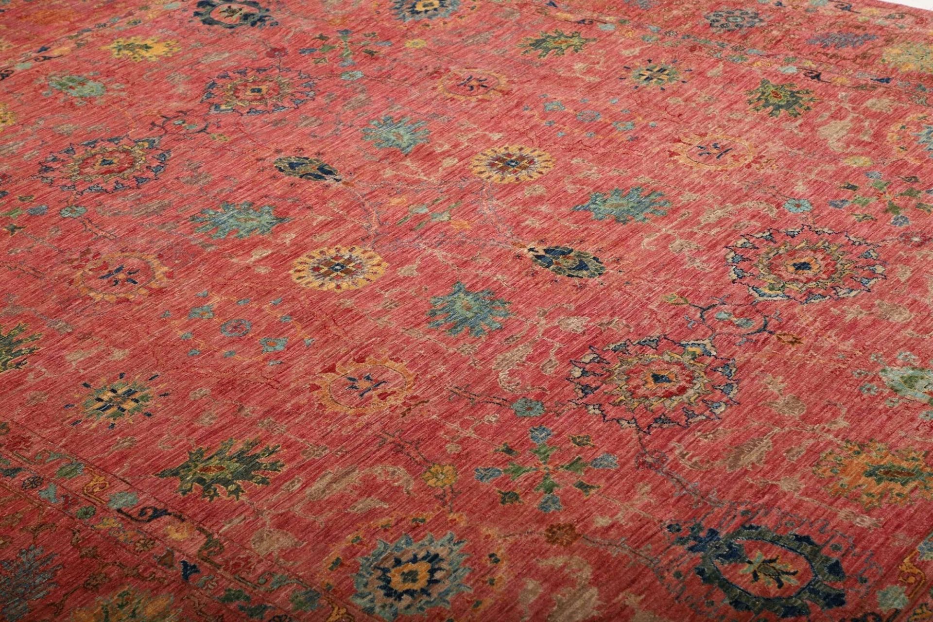 Handgeknüpfter Samarkand Orientteppich 246 × 292 cm