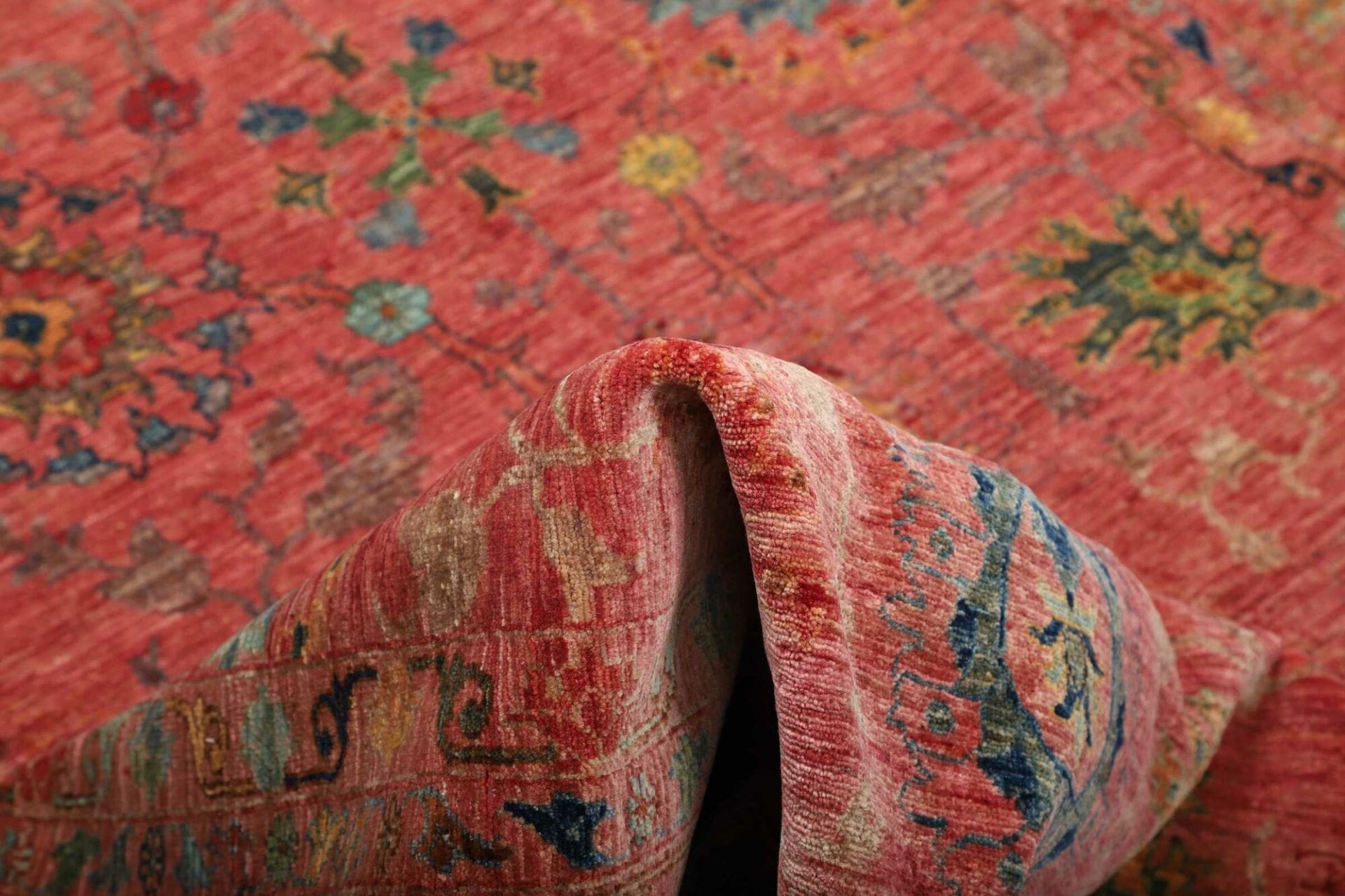 Handgeknüpfter Samarkand Orientteppich 246 × 292 cm