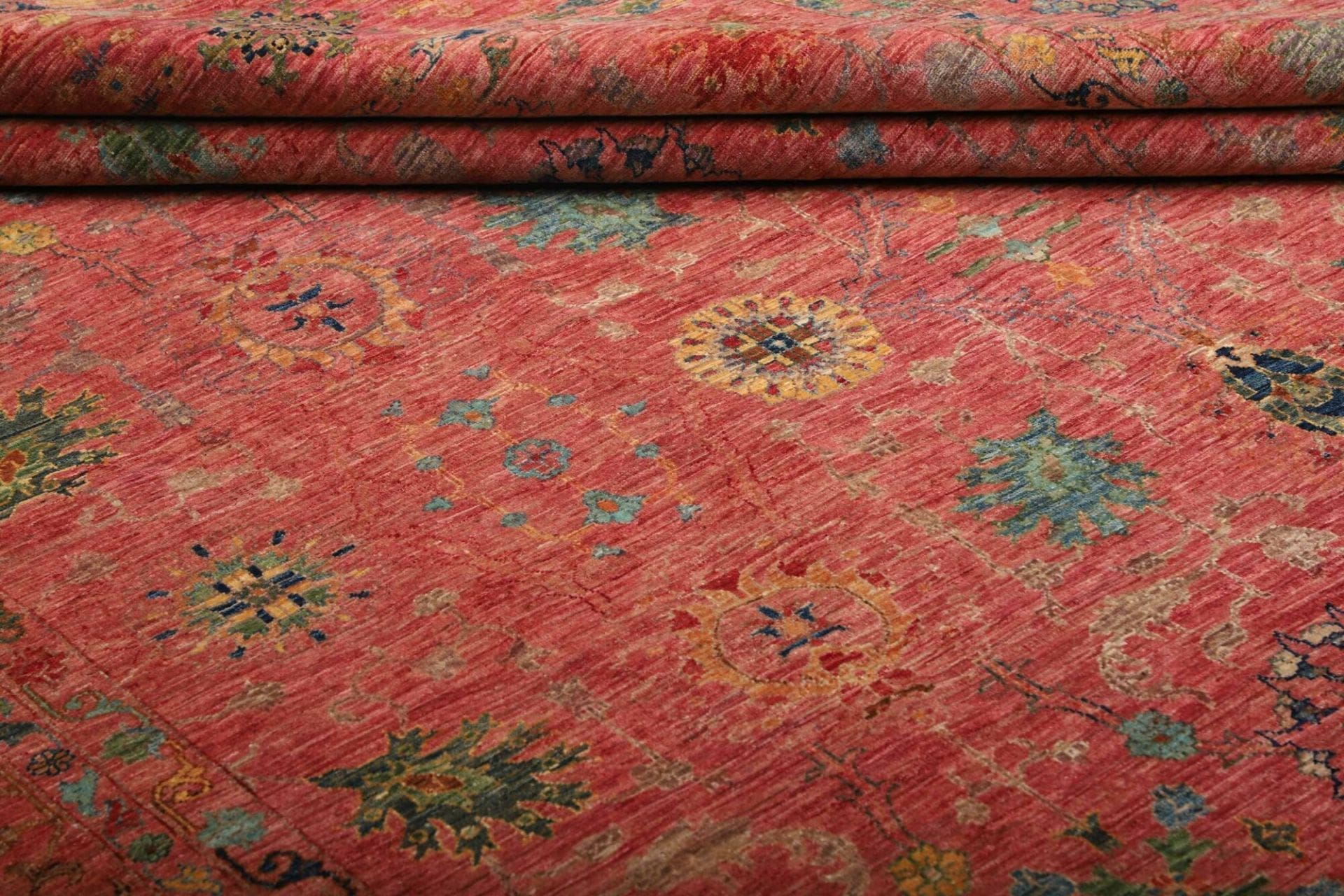 Handgeknüpfter Samarkand Orientteppich 246 × 292 cm