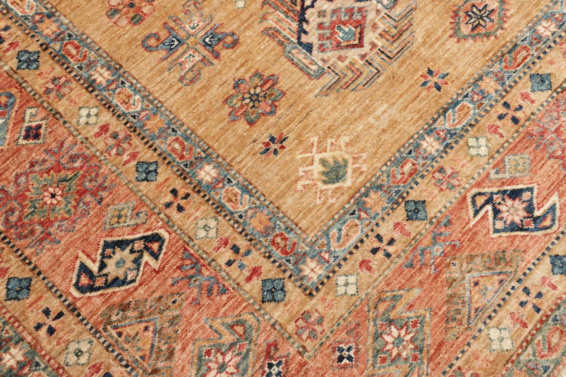 Kazak Orientteppich aus Pakistan, 257 × 307 cm