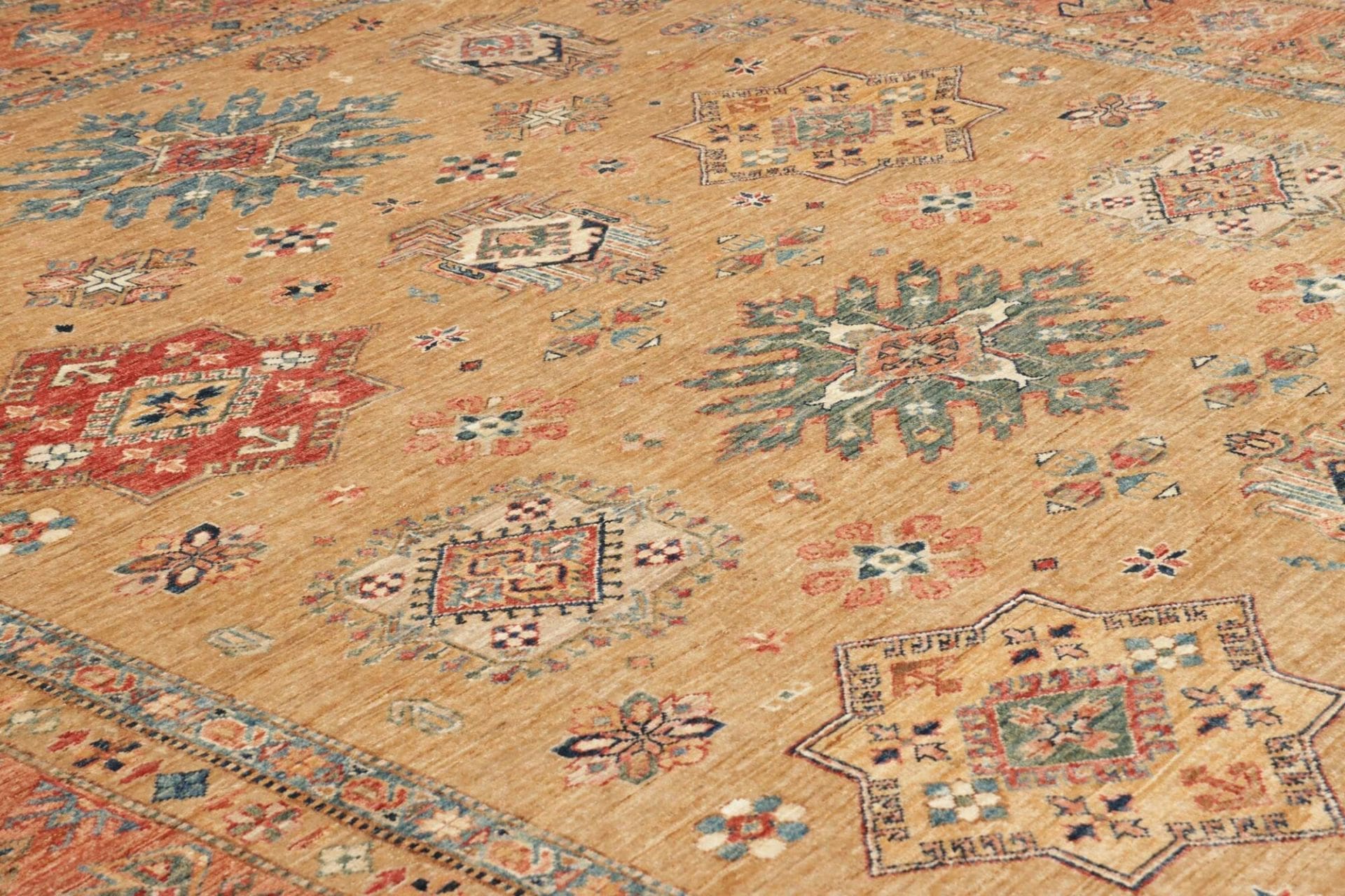 Kazak Orientteppich aus Pakistan, 257 × 307 cm