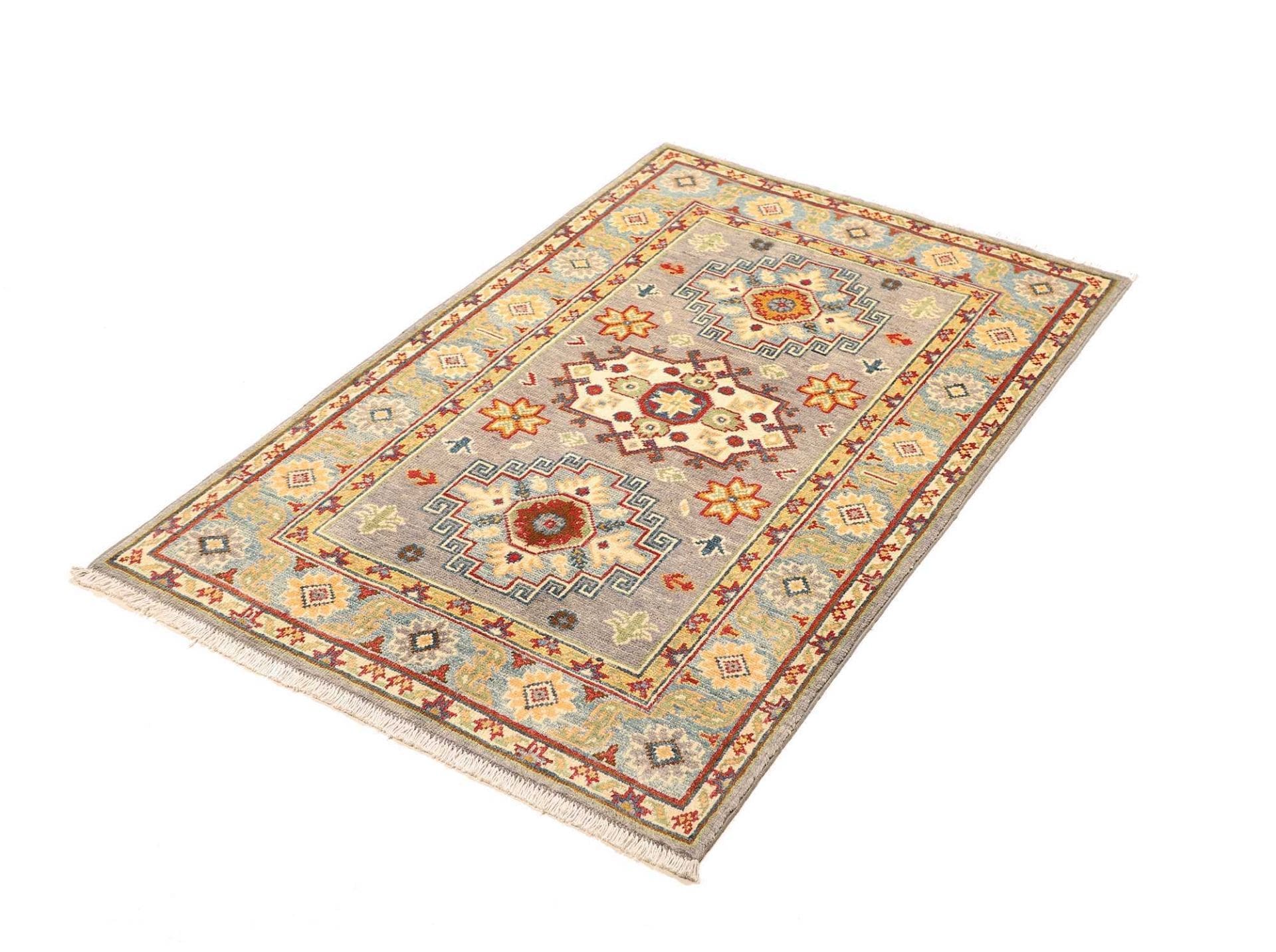 Kazak Orientteppich aus Afghanistan, 86 × 125 cm