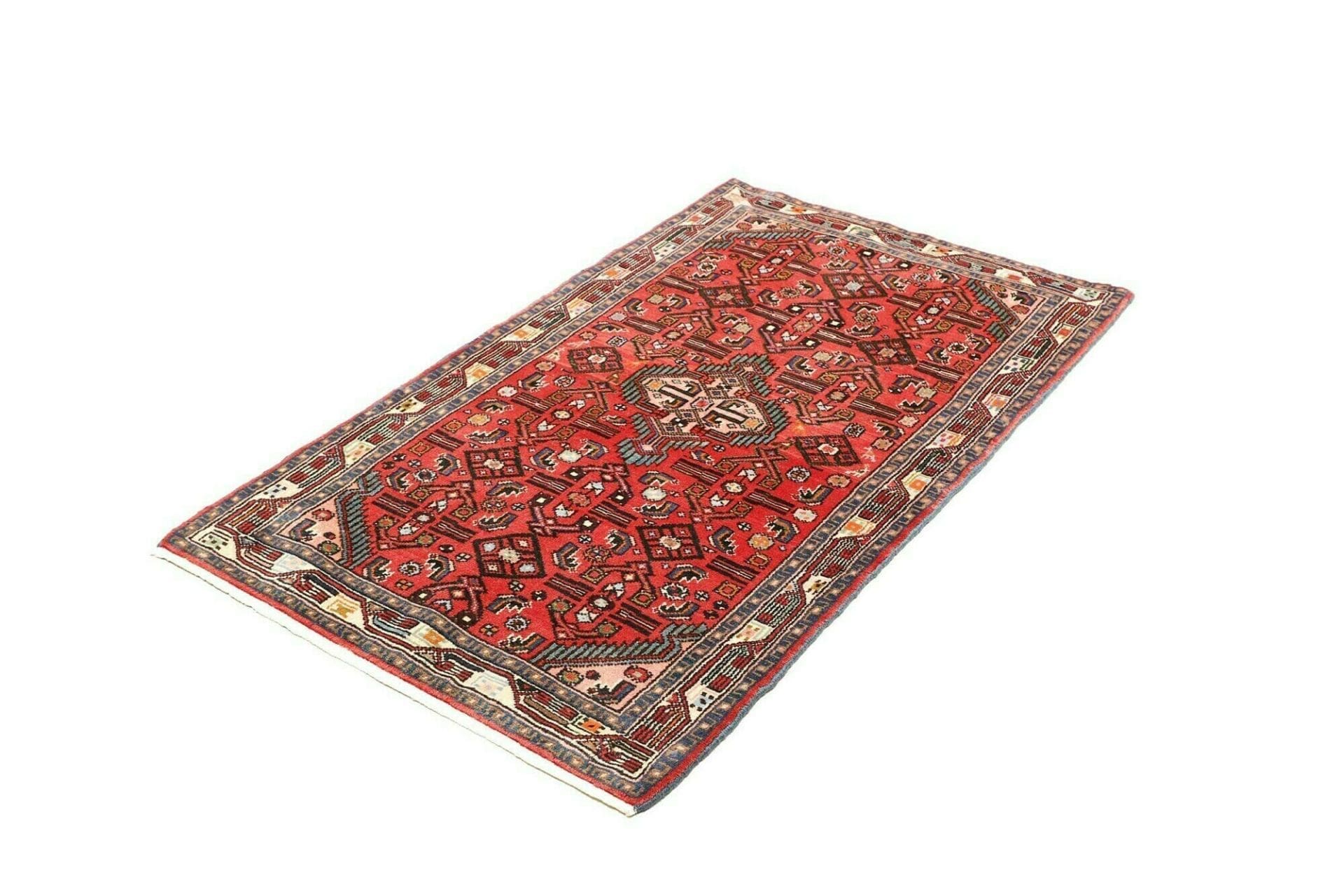 Handgeknüpfter Hamadan Perserteppich 83 × 130 cm