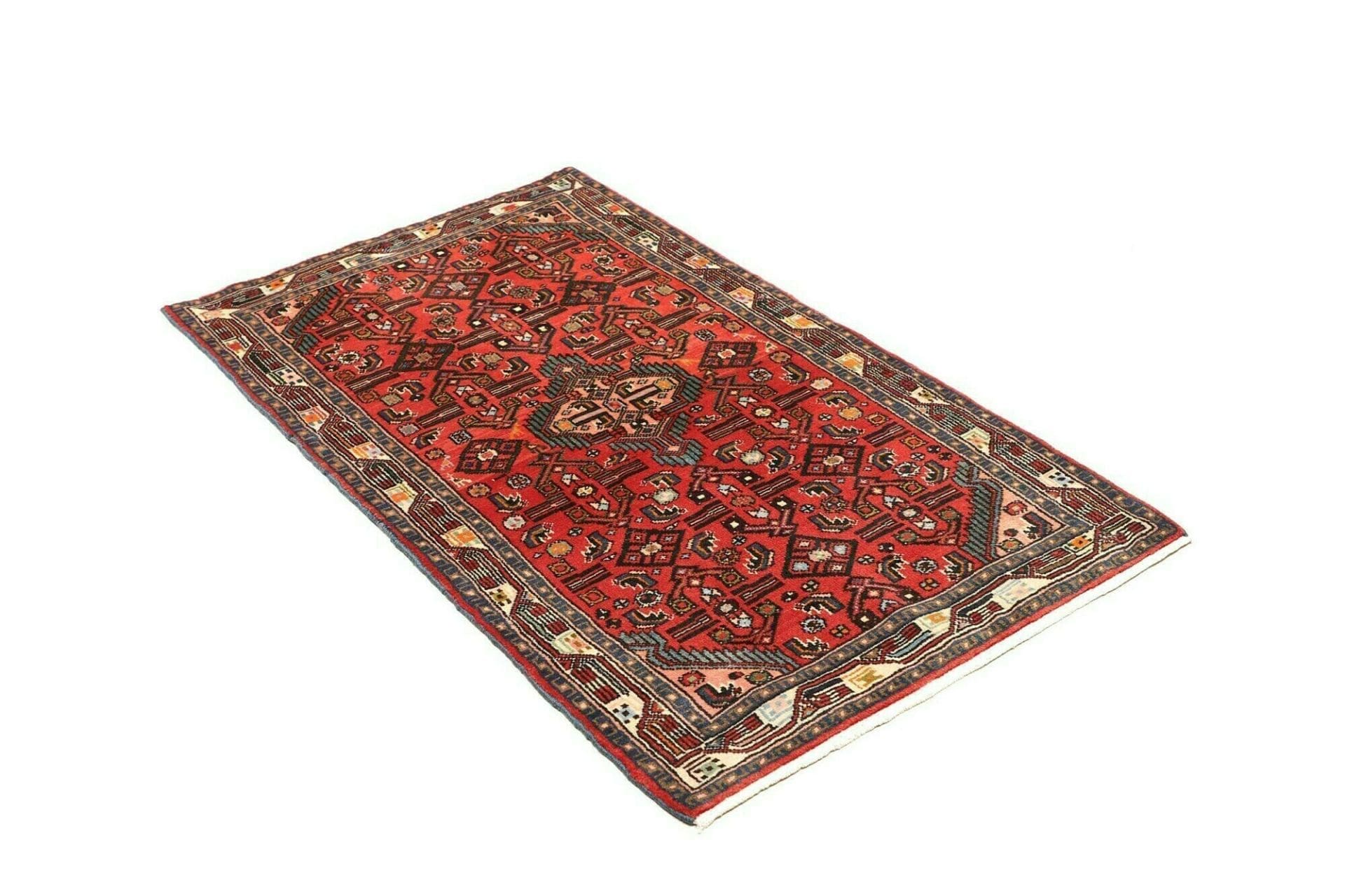 Handgeknüpfter Hamadan Perserteppich 83 × 130 cm