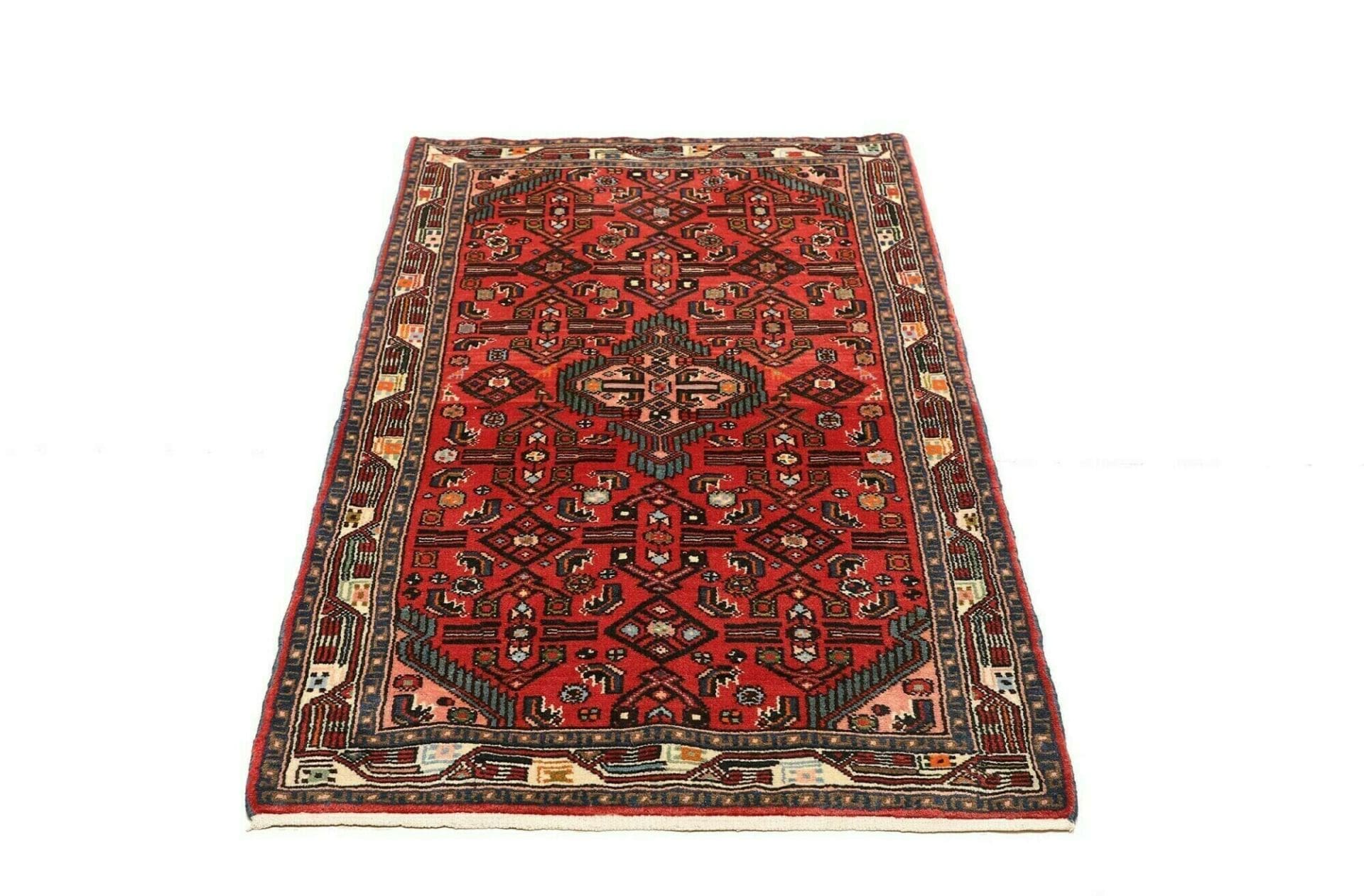 Handgeknüpfter Hamadan Perserteppich 83 × 130 cm