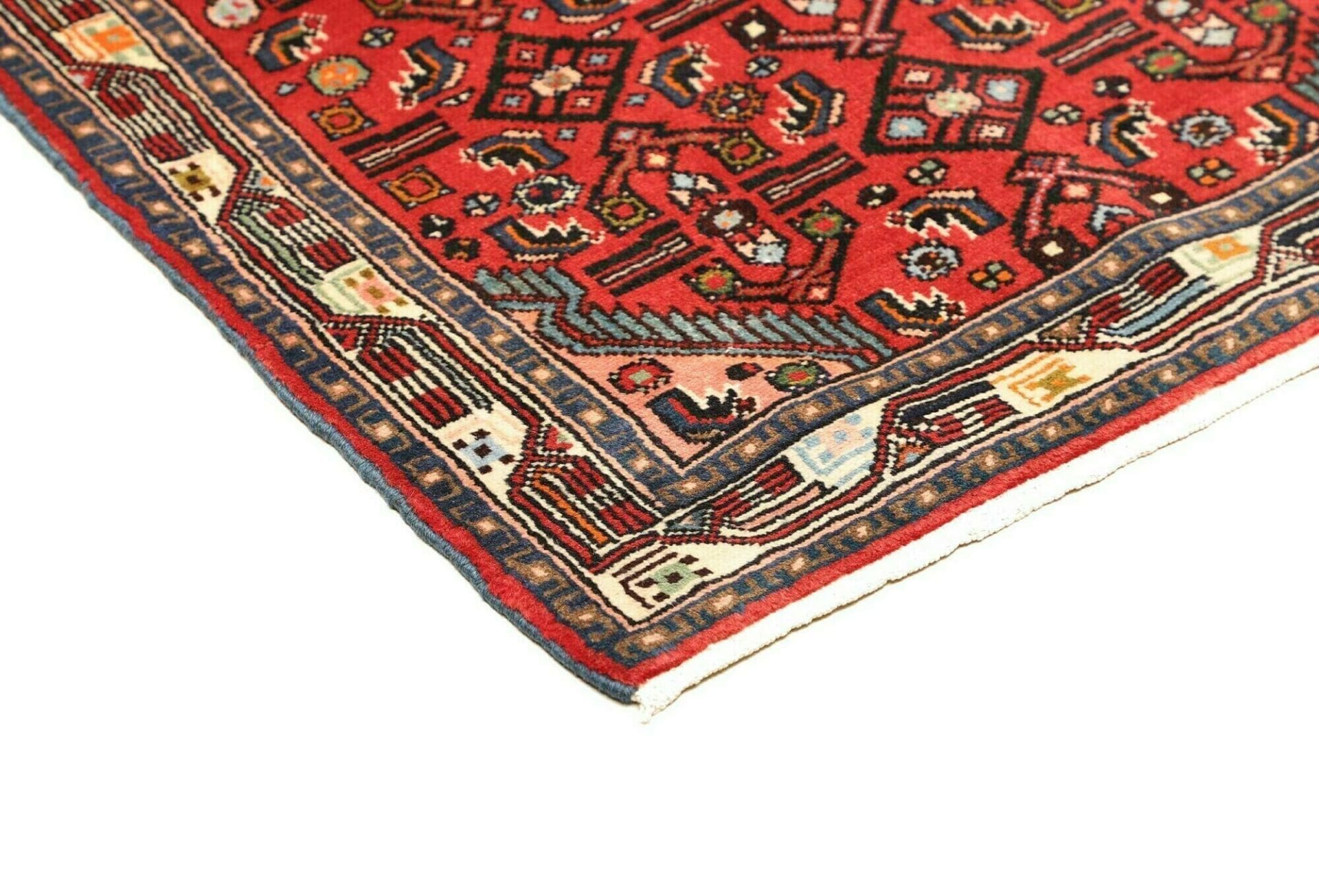 Handgeknüpfter Hamadan Perserteppich 83 × 130 cm