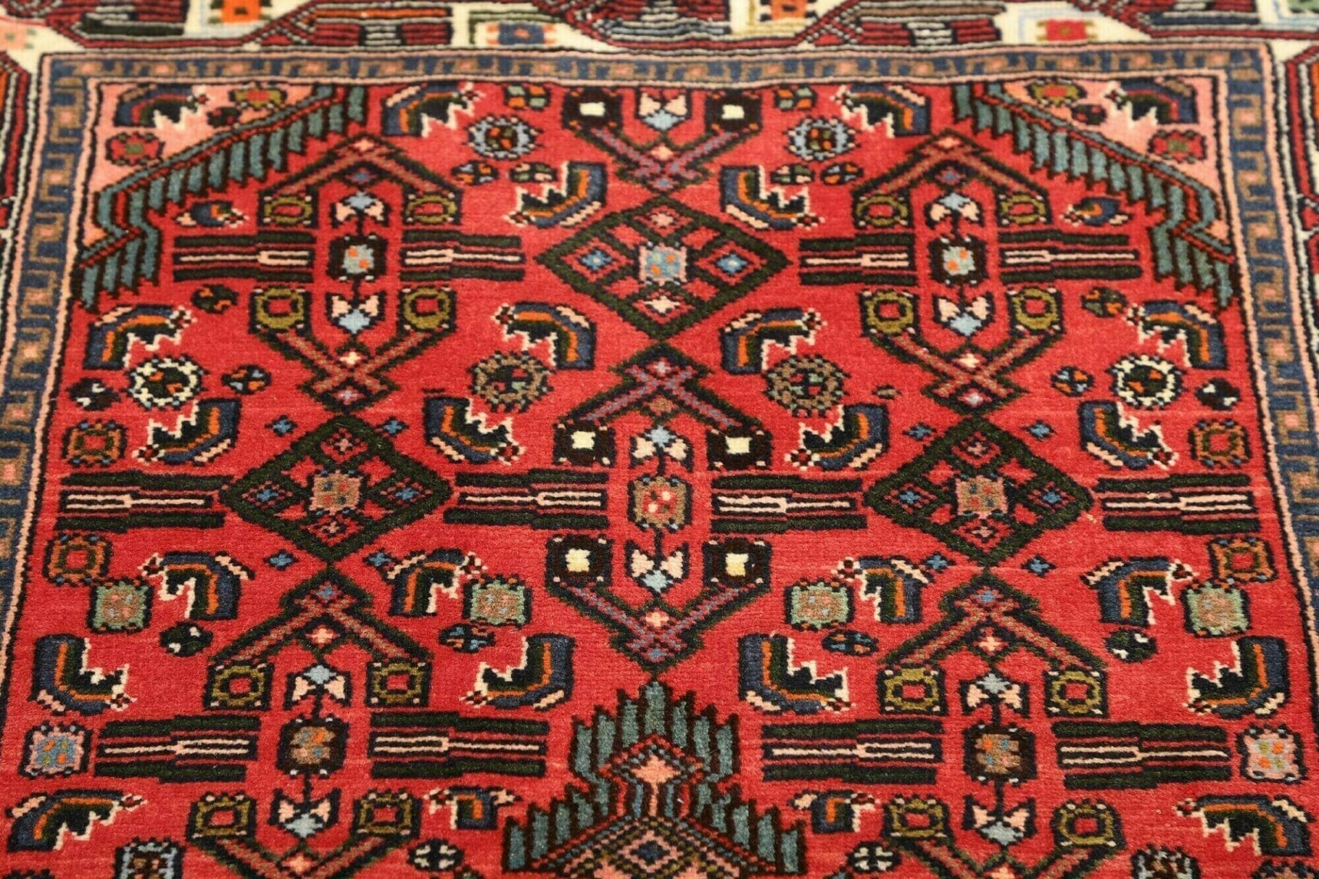 Handgeknüpfter Hamadan Perserteppich 83 × 130 cm