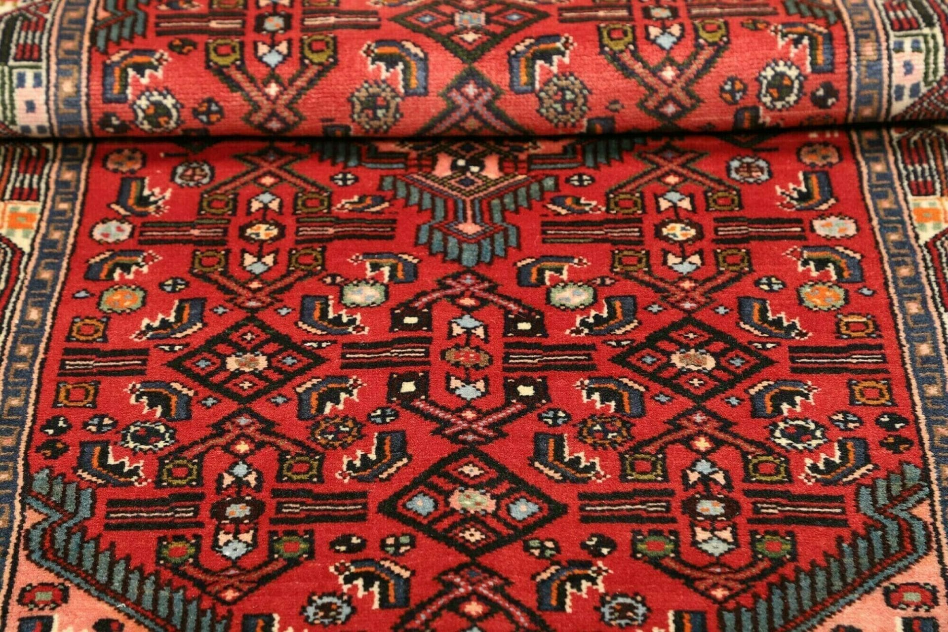 Handgeknüpfter Hamadan Perserteppich 83 × 130 cm