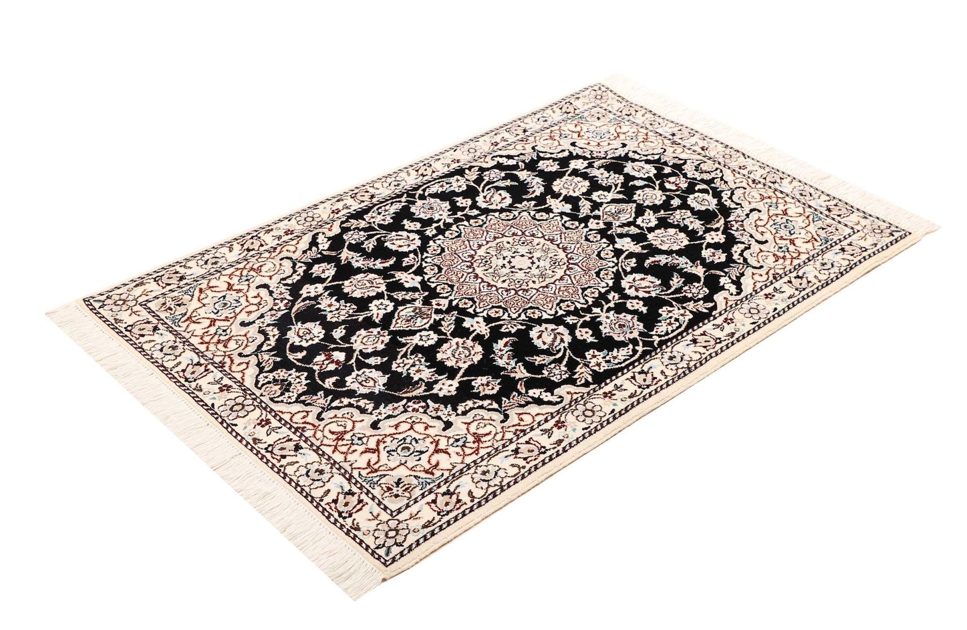 Handgeknüpfter Nain Perserteppich, 84 × 120 cm, Wolle