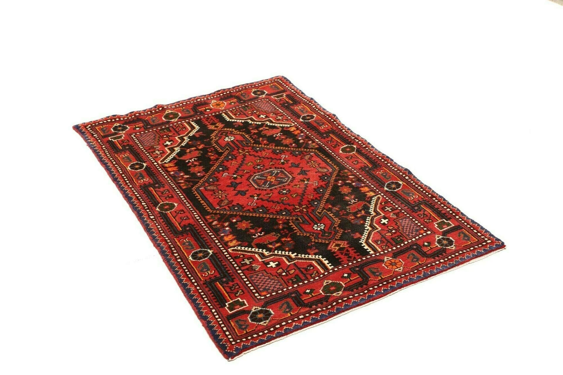 Hamadan Herati Perserteppich aus Iran, 92 × 127 cm
