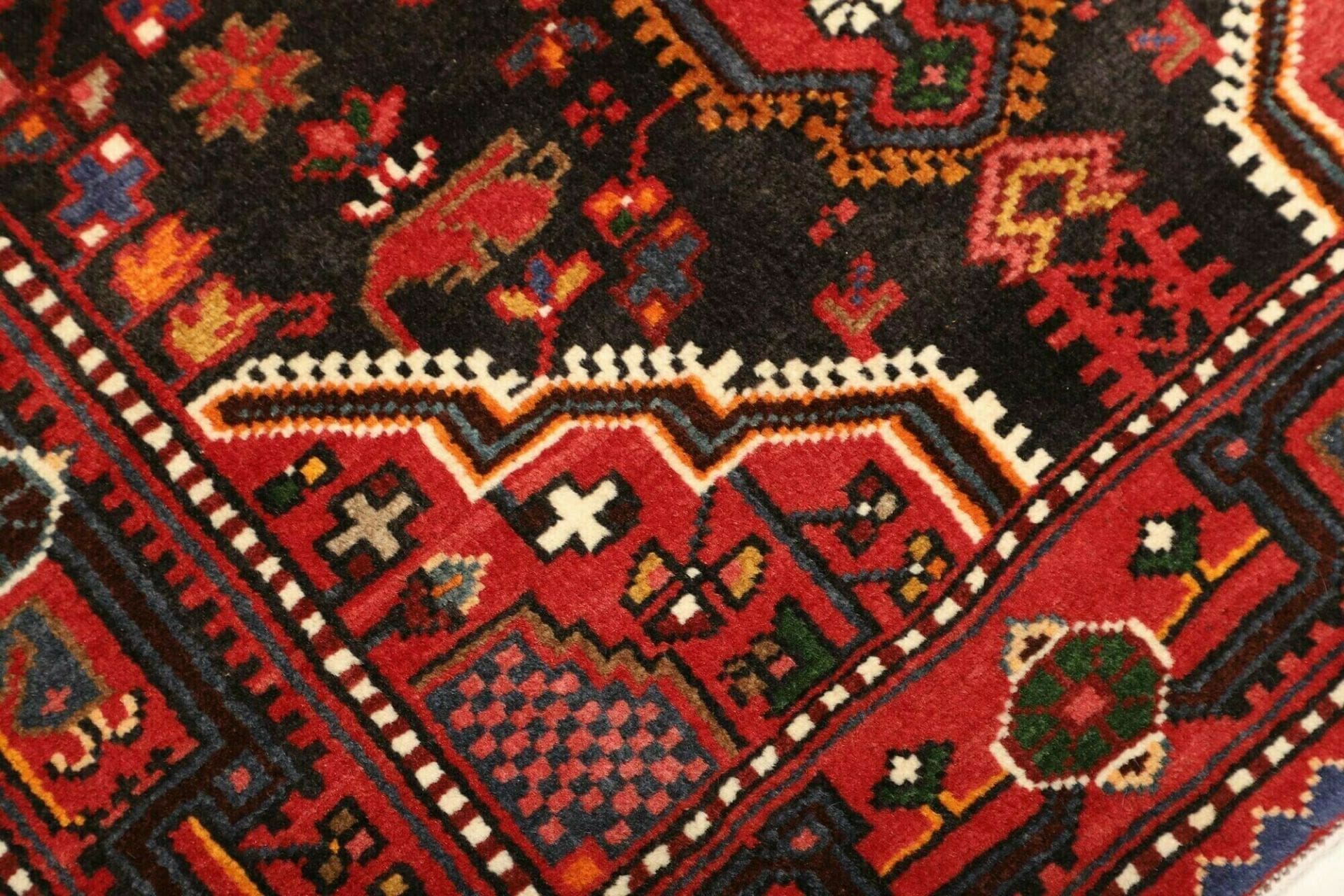 Hamadan Herati Perserteppich aus Iran, 92 × 127 cm