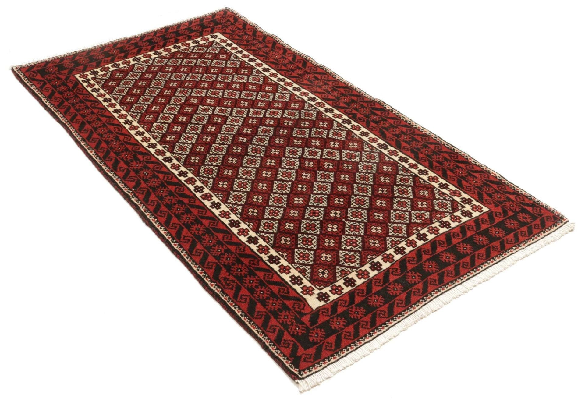 Nain Perserteppich 101 × 188 cm aus Wolle, handgeknüpft