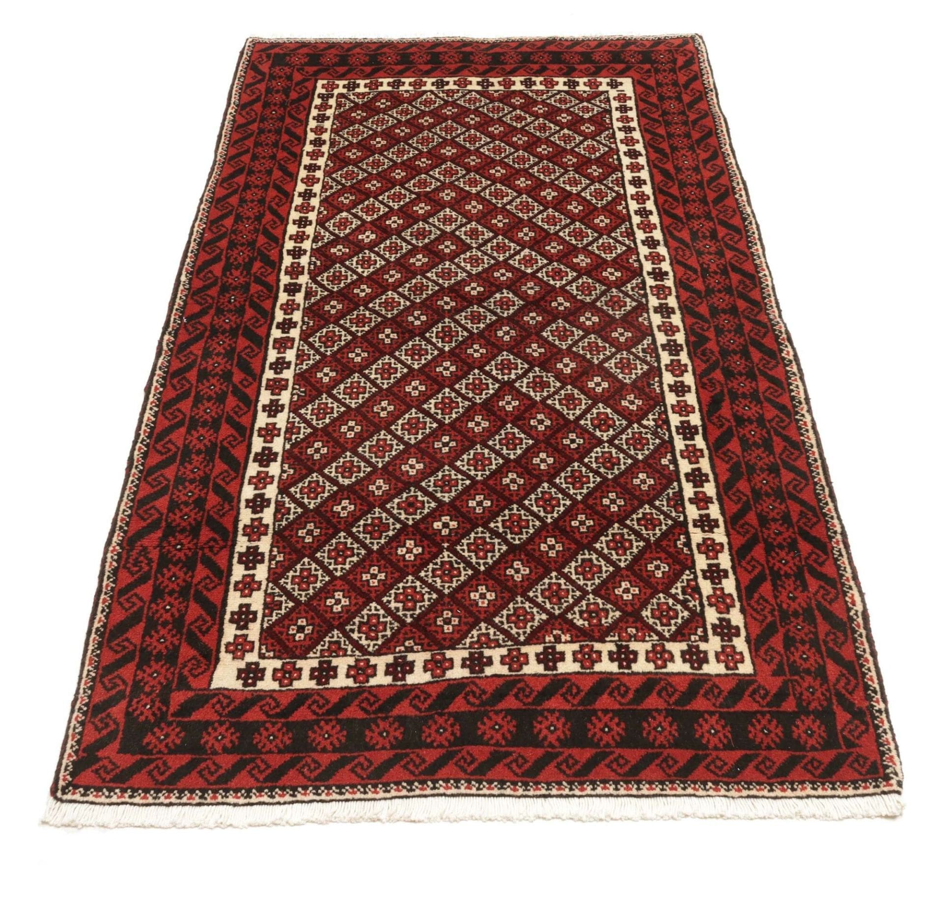 Nain Perserteppich 101 × 188 cm aus Wolle, handgeknüpft