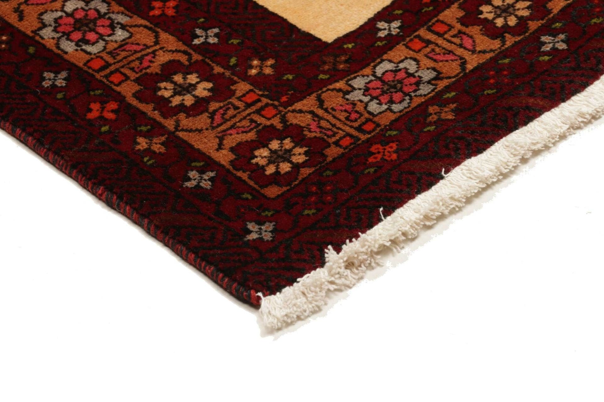 perserteppich-108-x-198cm-aus-schurwolle-handgeknupft-nain-muster-4 Handgeknüpfter Nain Perserteppich 108 × 198 cm