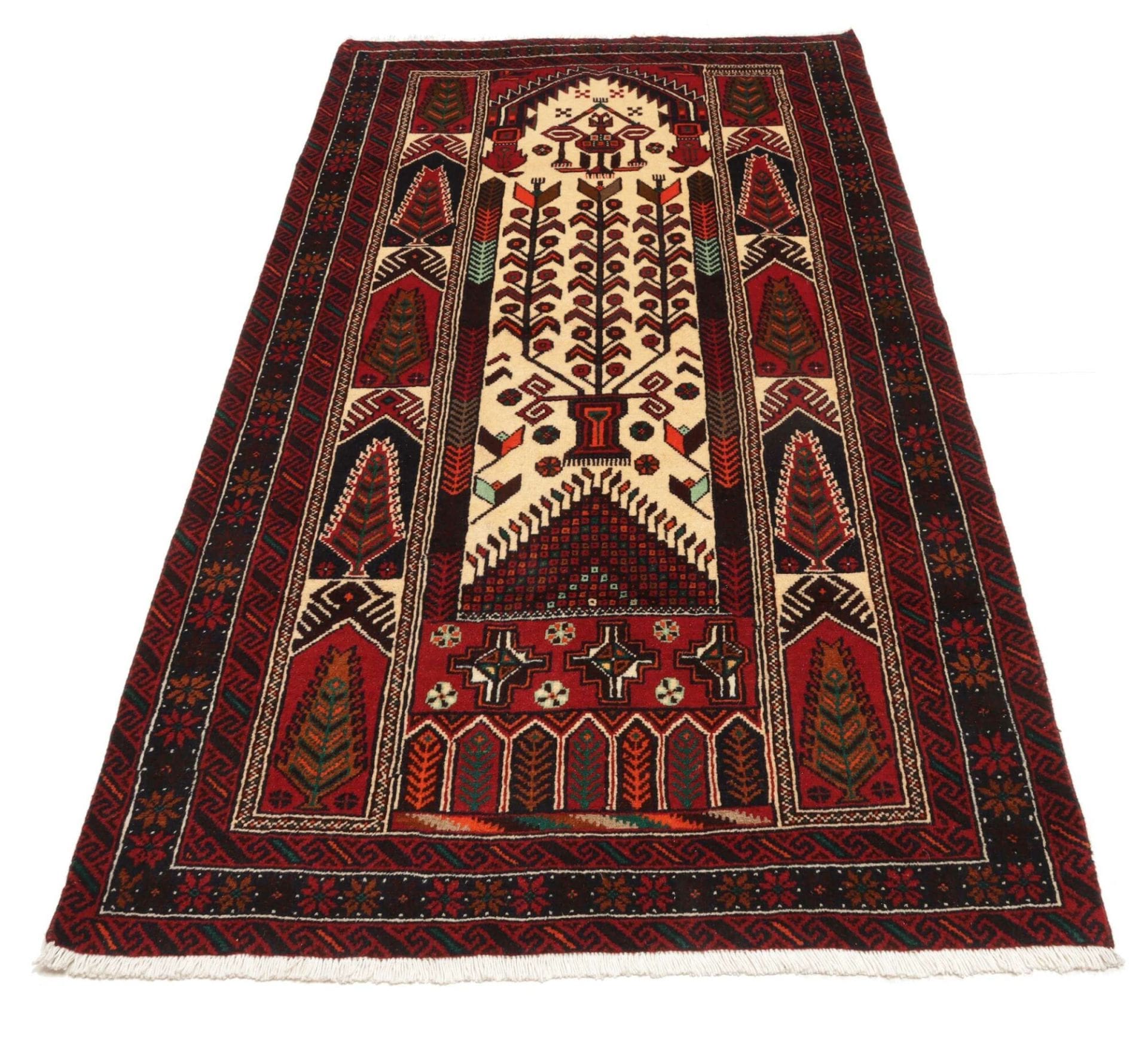 Perserteppich aus Iran, 111 × 208 cm