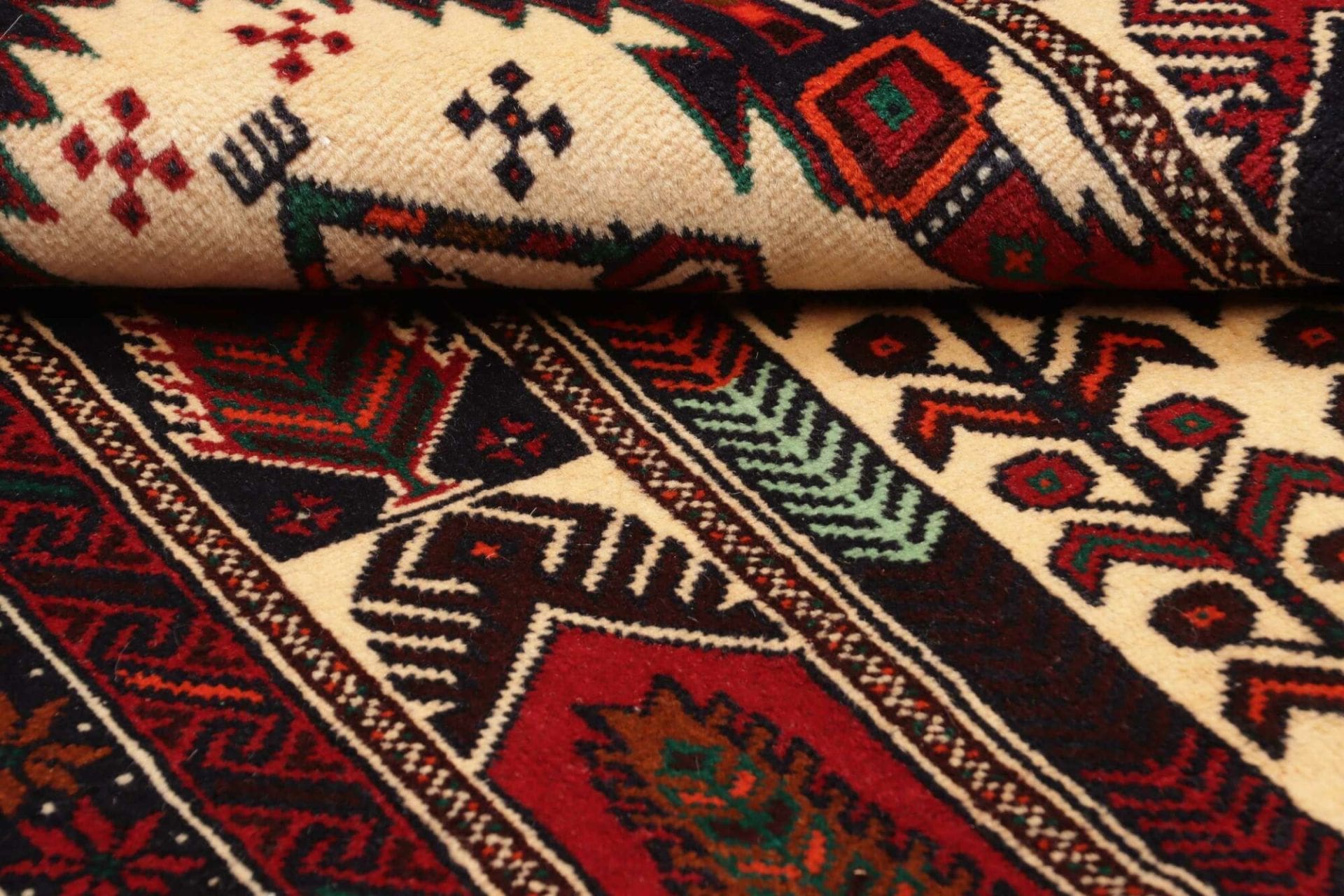 Perserteppich aus Iran, 111 × 208 cm