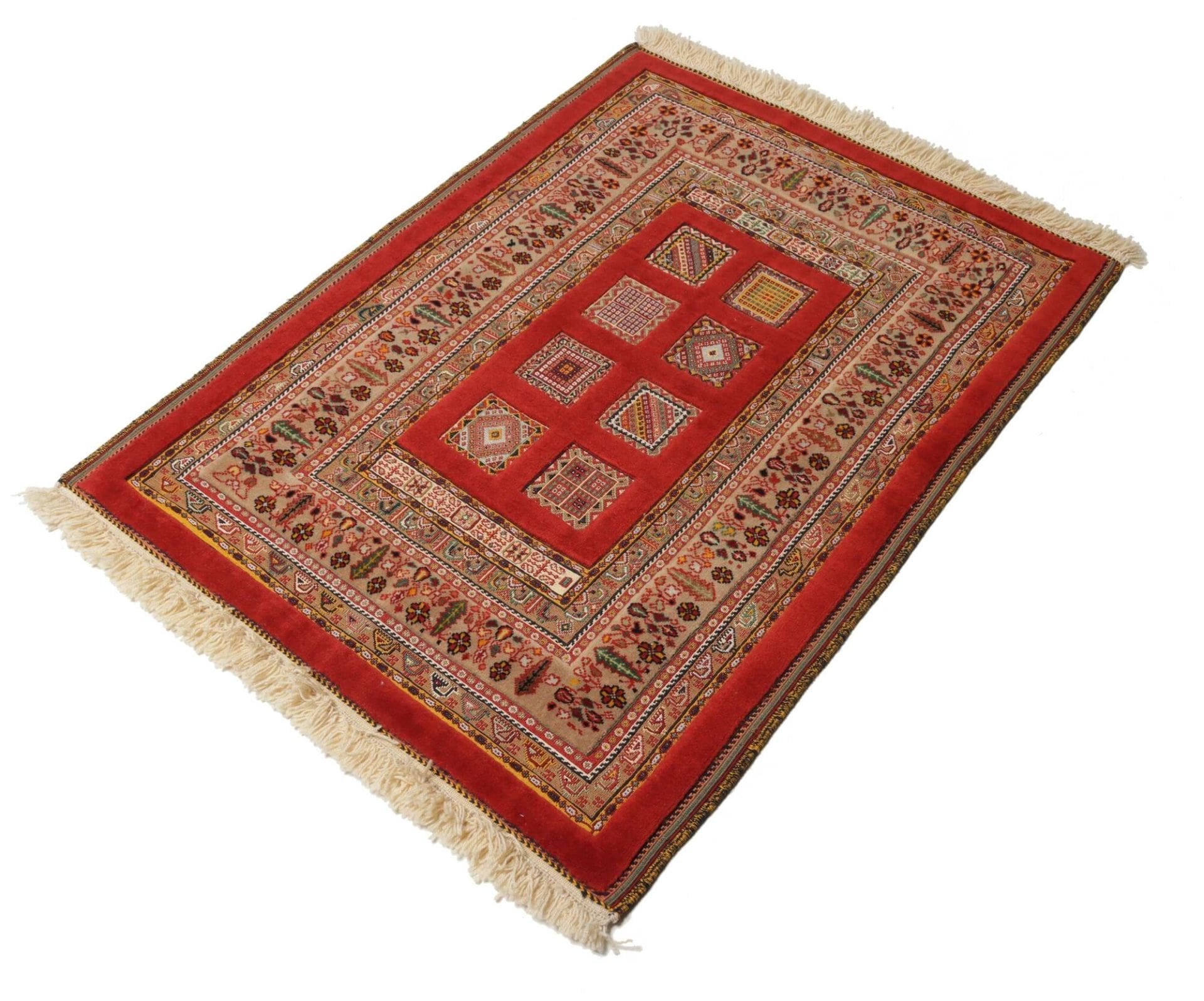 Perserteppich aus Iran, 94 × 118 cm