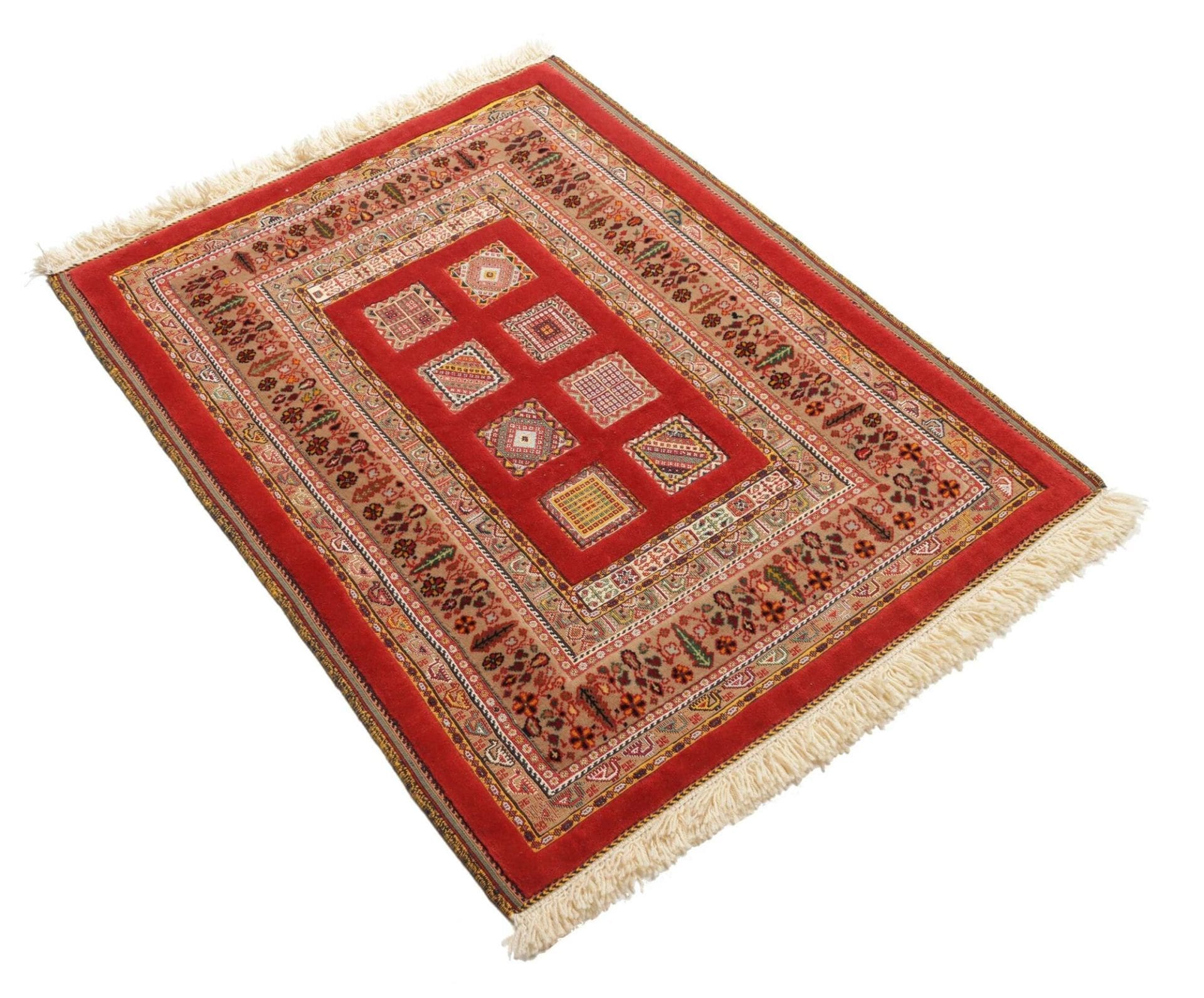 Perserteppich aus Iran, 94 × 118 cm