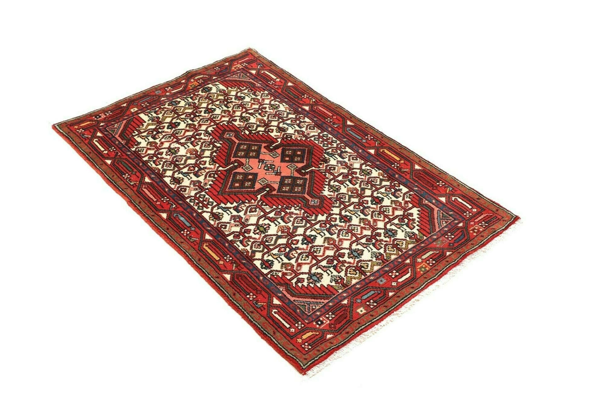 orientteppich-hamadan-83-x-128-cm-handgeknupft-schurwolle-2 Hamadan Perserteppich aus Iran, 83 × 128 cm