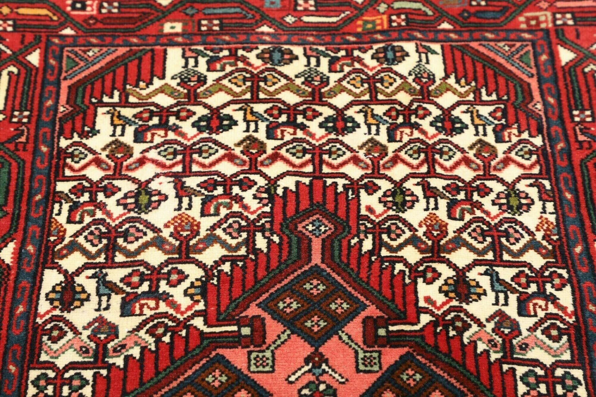 orientteppich-hamadan-83-x-128-cm-handgeknupft-schurwolle-6 Hamadan Perserteppich aus Iran, 83 × 128 cm