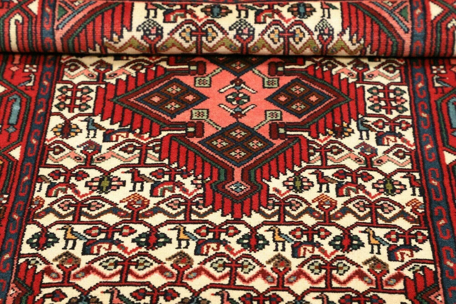 orientteppich-hamadan-83-x-128-cm-handgeknupft-schurwolle-7 Hamadan Perserteppich aus Iran, 83 × 128 cm