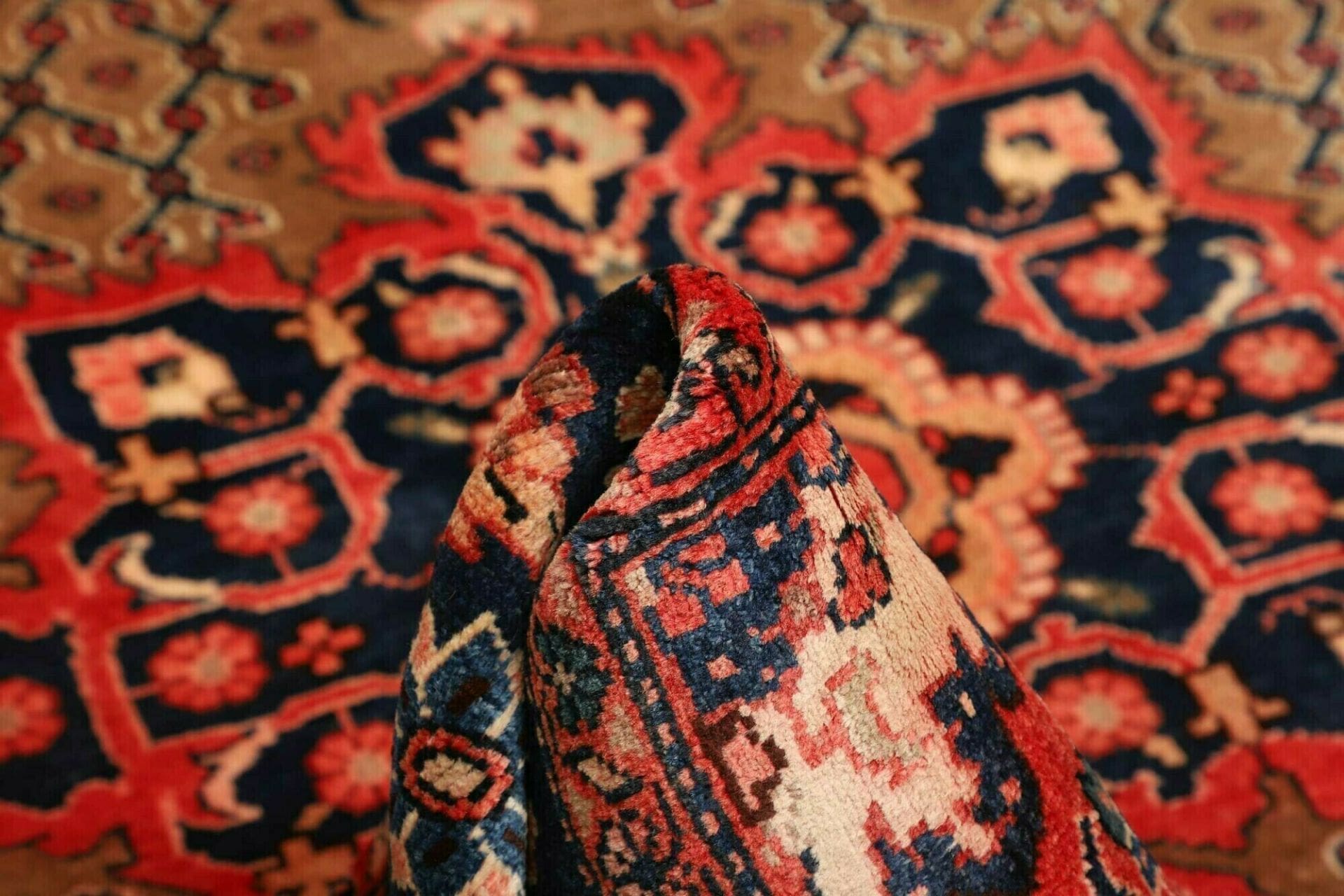 hamadan-teppich-135-x-228cm-herati-muster-schurwolle-handgeknupft-8 Hamadan Herati Perserteppich 135 × 228 cm aus Wolle, handgeknüpft