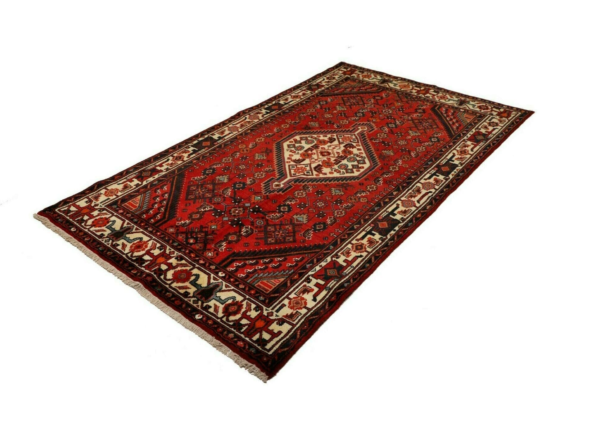 hamadan-teppich-138-x-232cm-herati-muster-handgeknupft-perserteppich-1 Hamadan Herati Perserteppich aus Iran, 138 × 232 cm