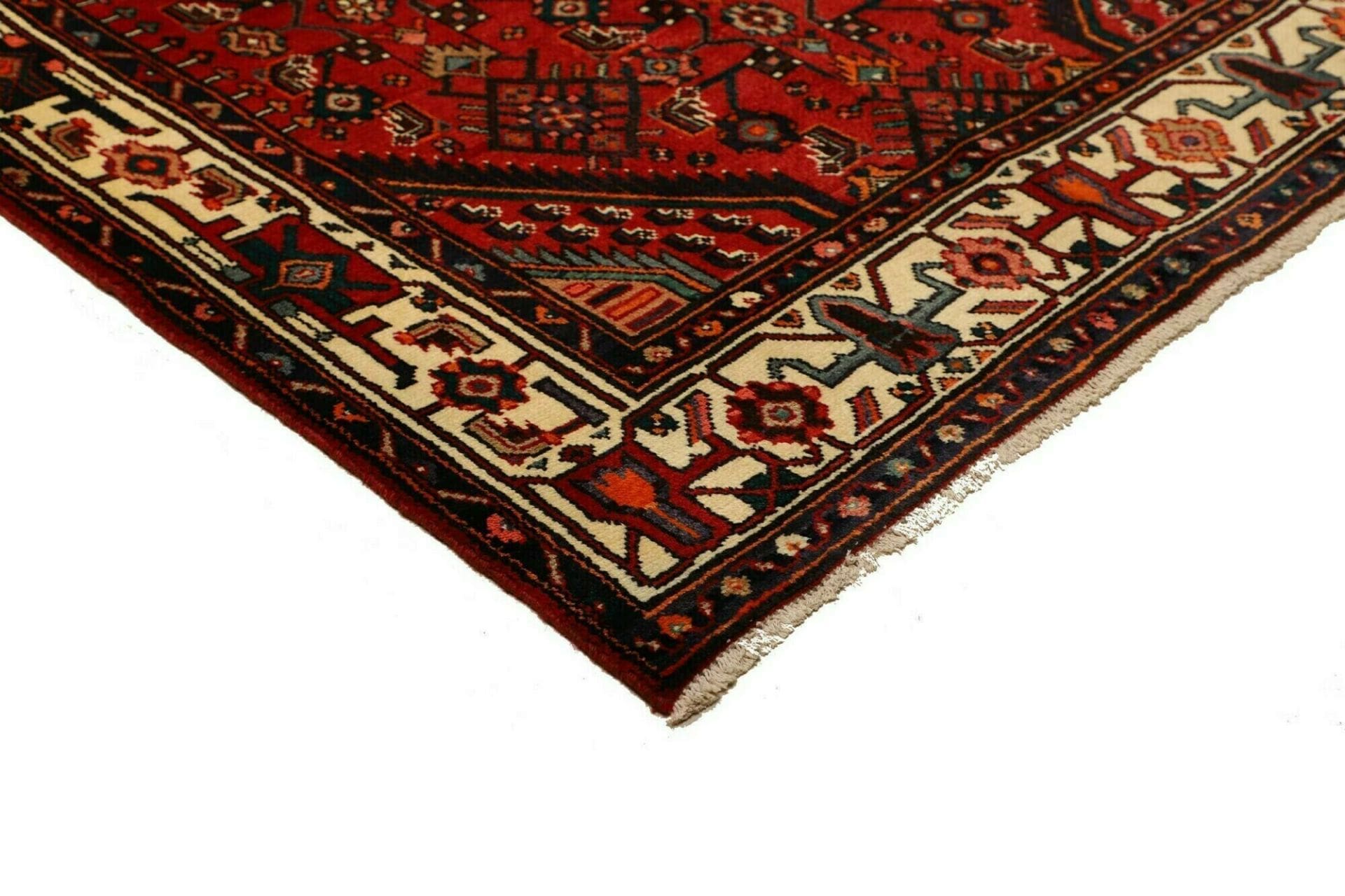 hamadan-teppich-138-x-232cm-herati-muster-handgeknupft-perserteppich-4 Hamadan Herati Perserteppich aus Iran, 138 × 232 cm