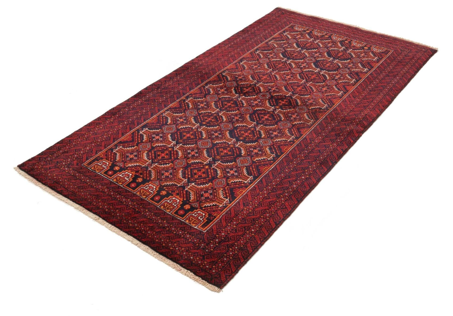 Handgeknüpfter Nain Perserteppich 111 × 208 cm