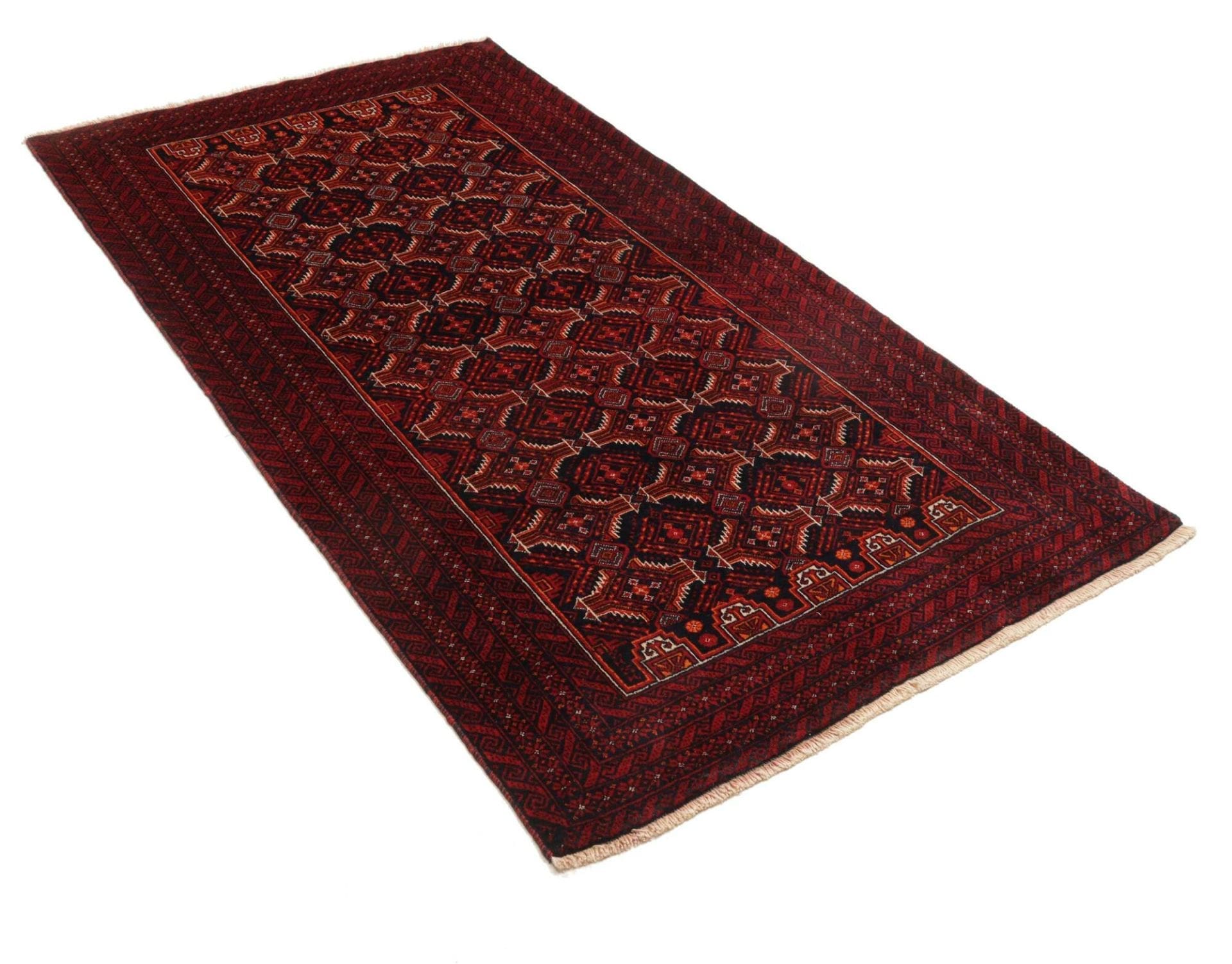 Handgeknüpfter Nain Perserteppich 111 × 208 cm