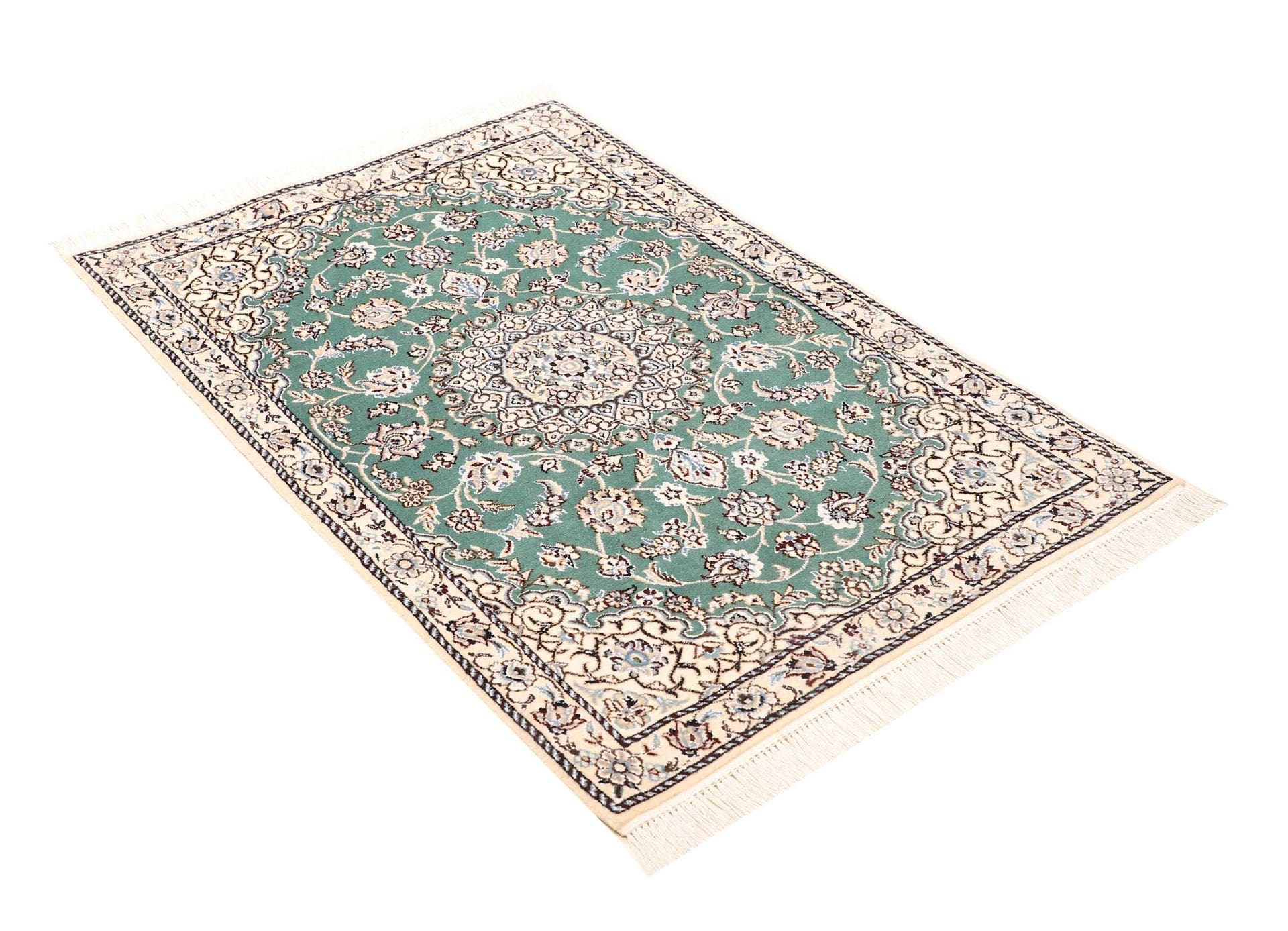 Handgeknüpfter Nain Perserteppich, 83 × 120 cm, Wolle