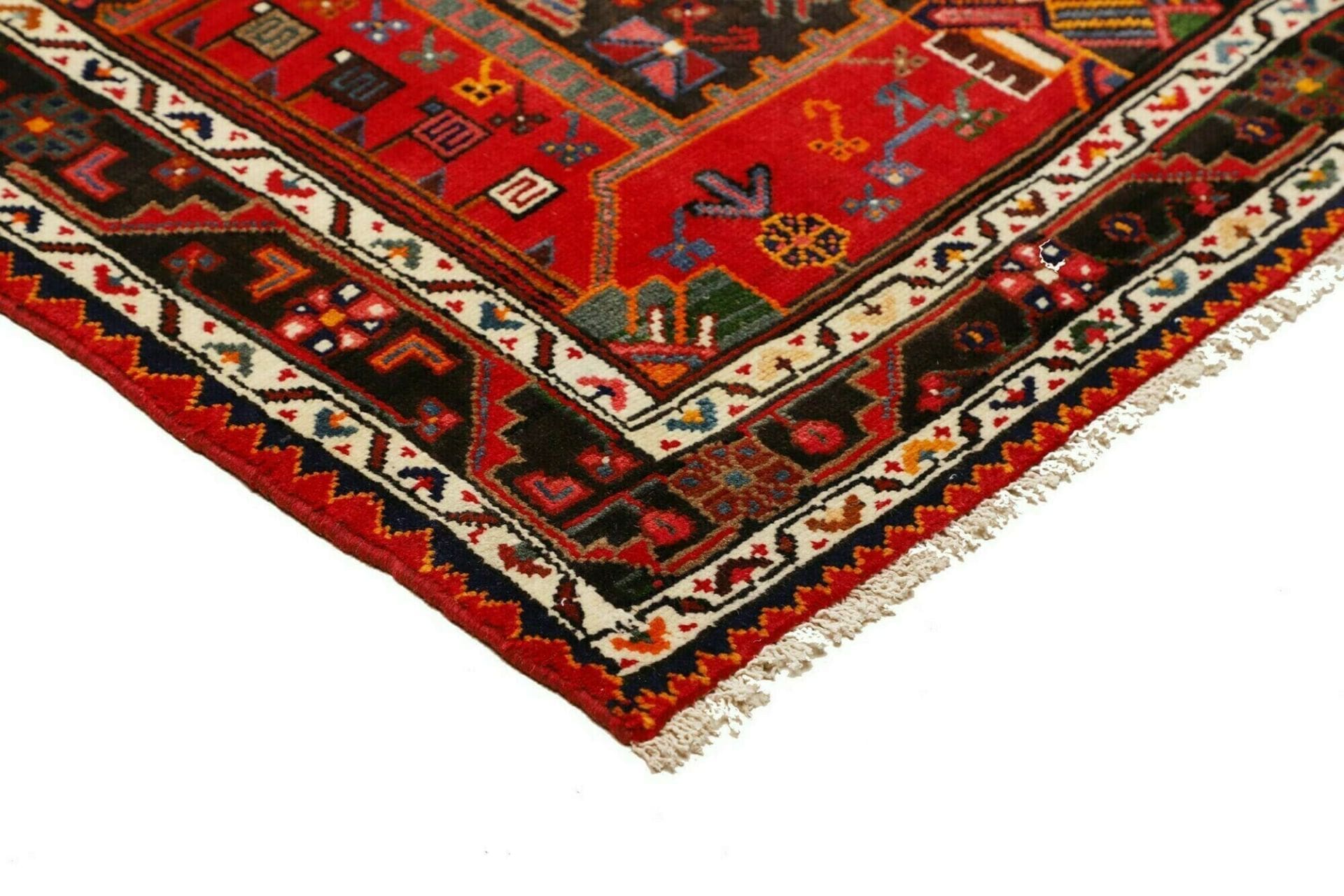 Hamadan Herati Perserteppich 140 × 225 cm aus Wolle, handgeknüpft