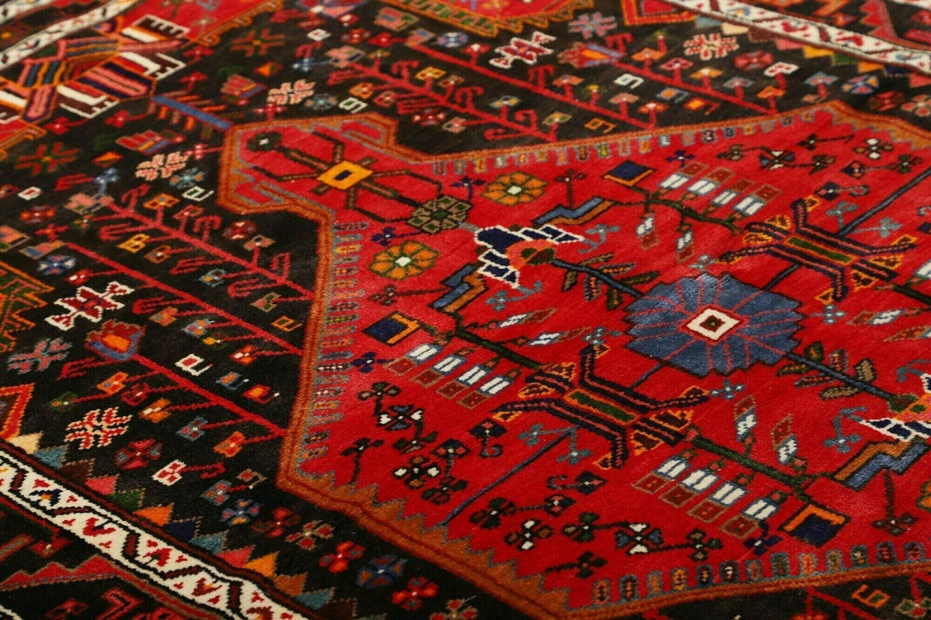 Hamadan Herati Perserteppich 140 × 225 cm aus Wolle, handgeknüpft