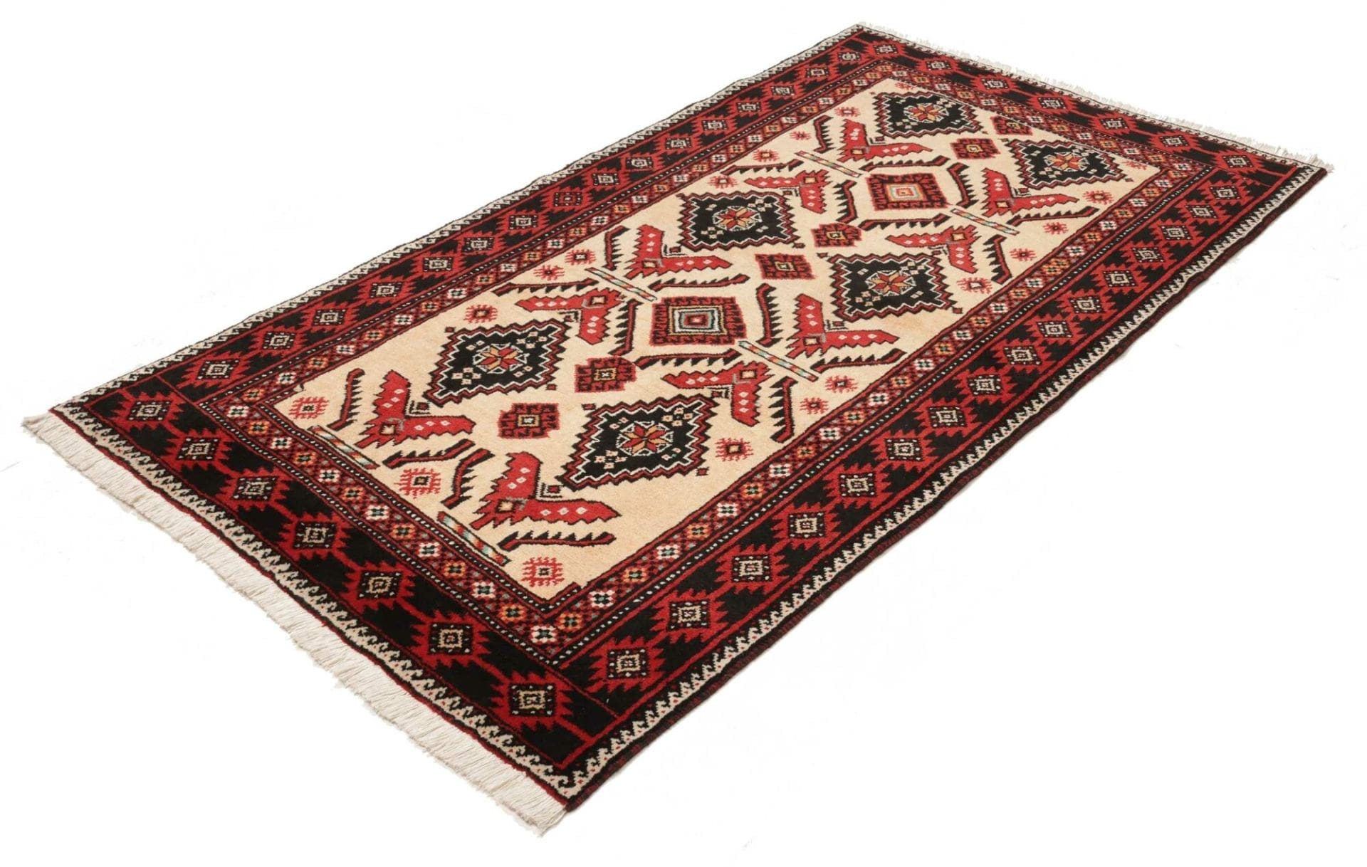 Perserteppich aus Iran, 113 × 200 cm