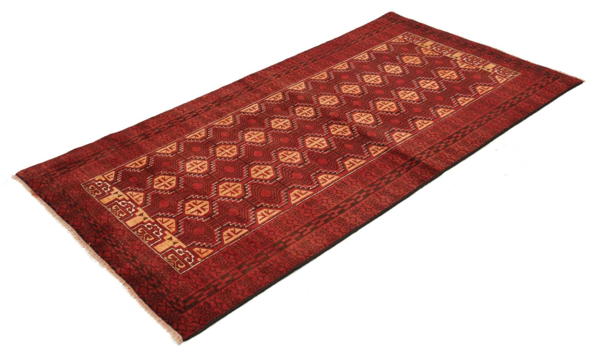 Perserteppich aus Iran, 106 × 201 cm