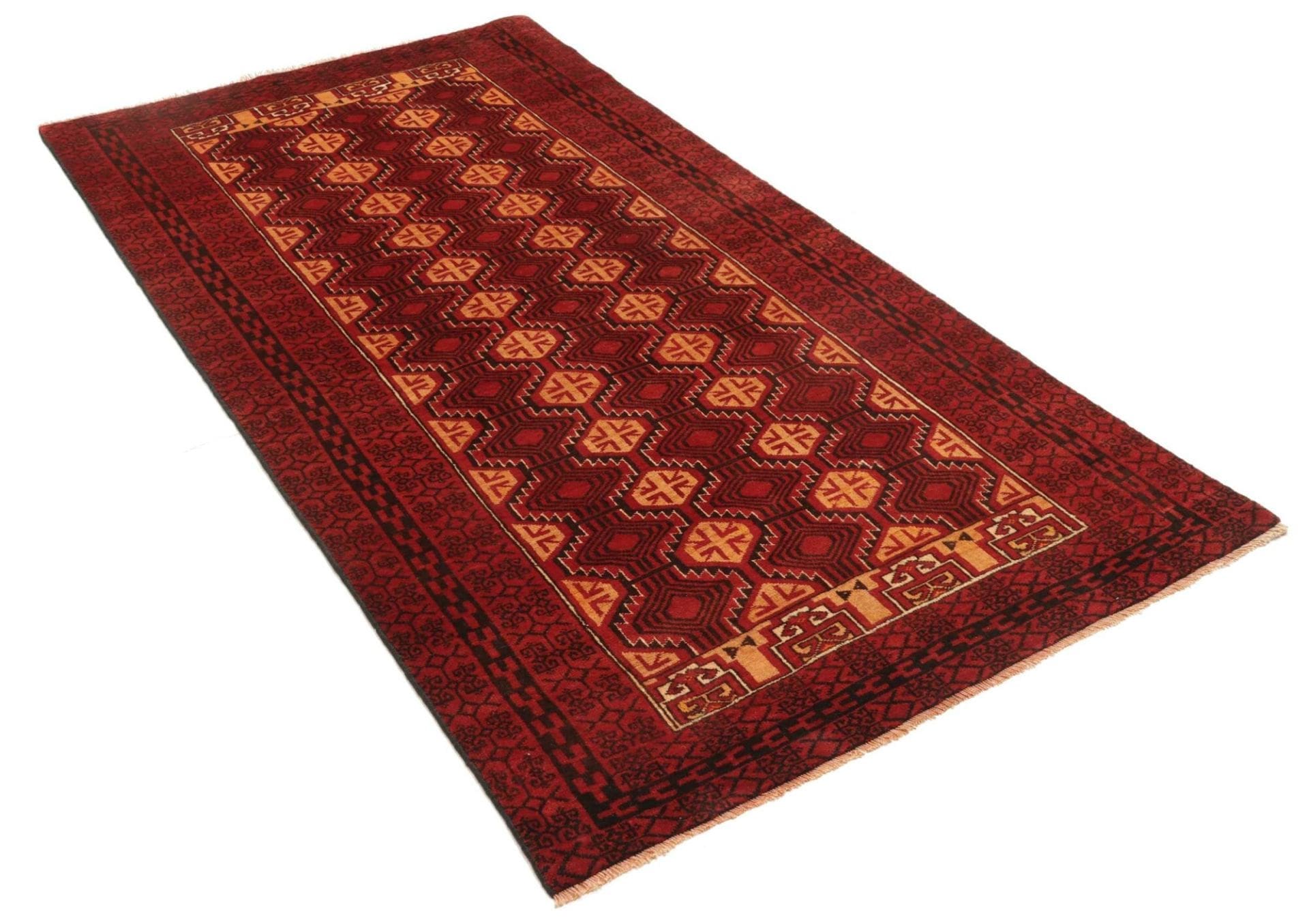 Perserteppich aus Iran, 106 × 201 cm