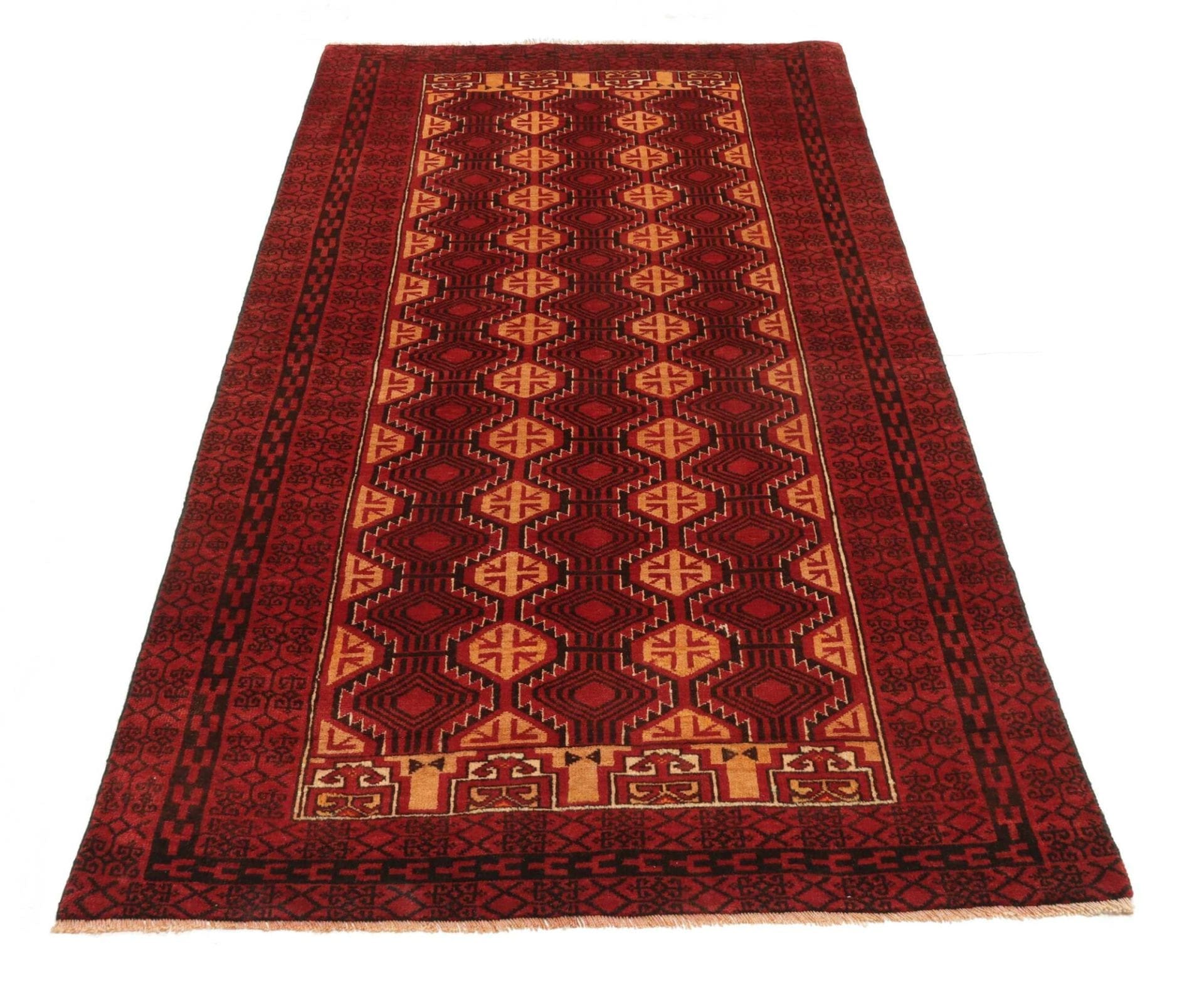 Perserteppich aus Iran, 106 × 201 cm