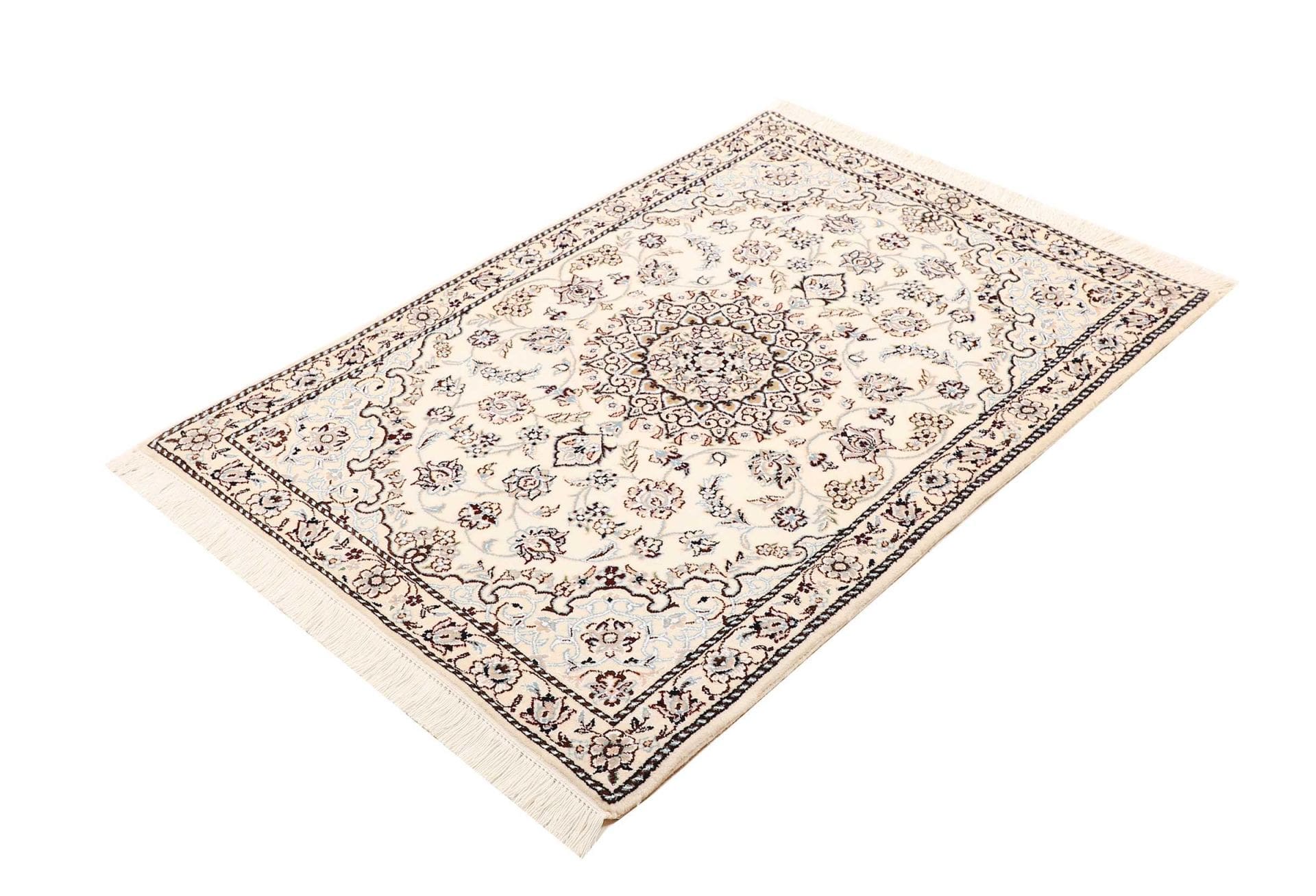 Nain Perserteppich aus Iran, 88 × 122 cm