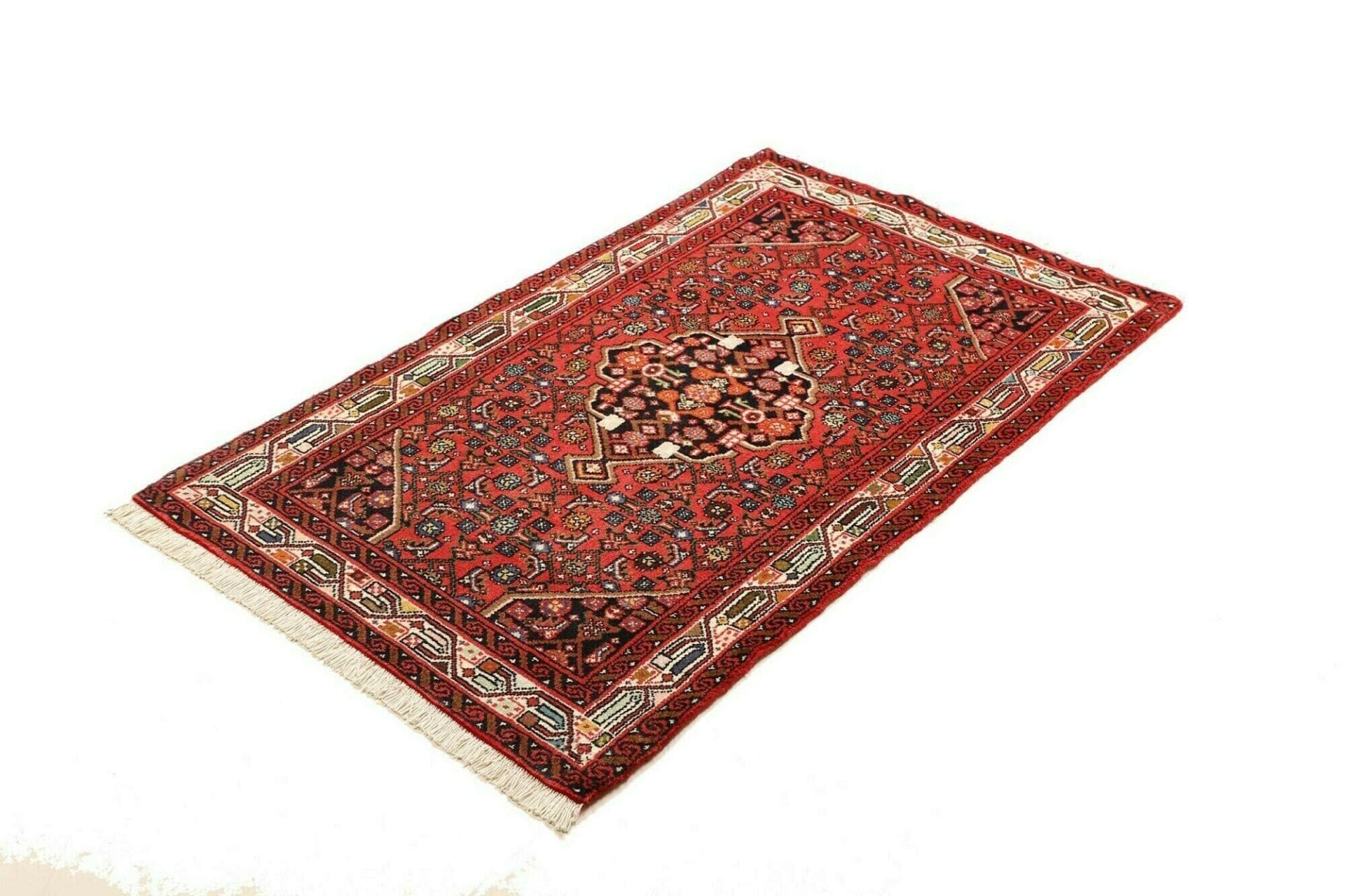 hamadan-teppich-80-x-134cm-herati-muster-schurwolle-handgeknupft-1 Handgeknüpfter Hamadan Herati Perserteppich 80 × 134 cm