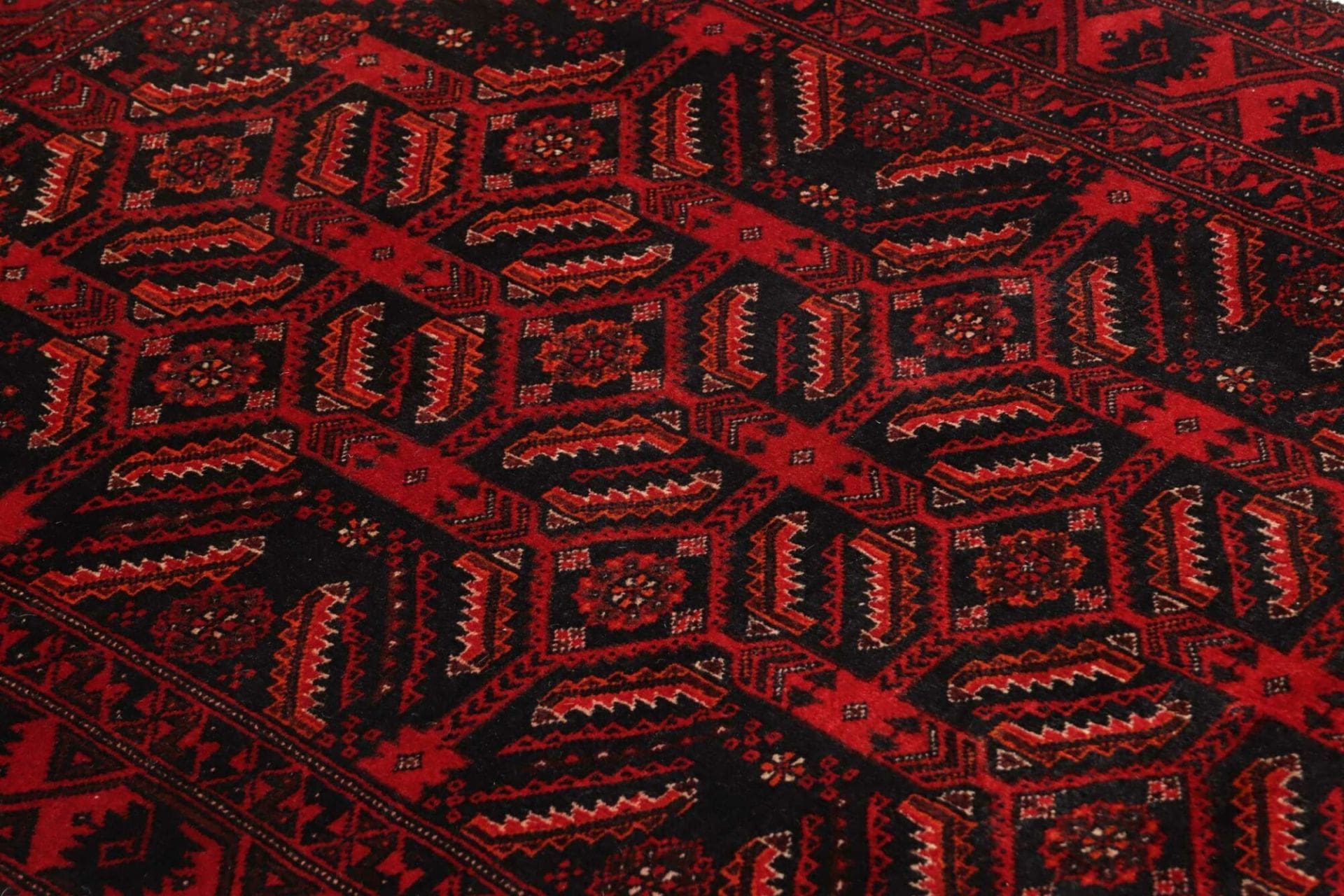 Perserteppich 100 × 192 cm aus Wolle, handgeknüpft