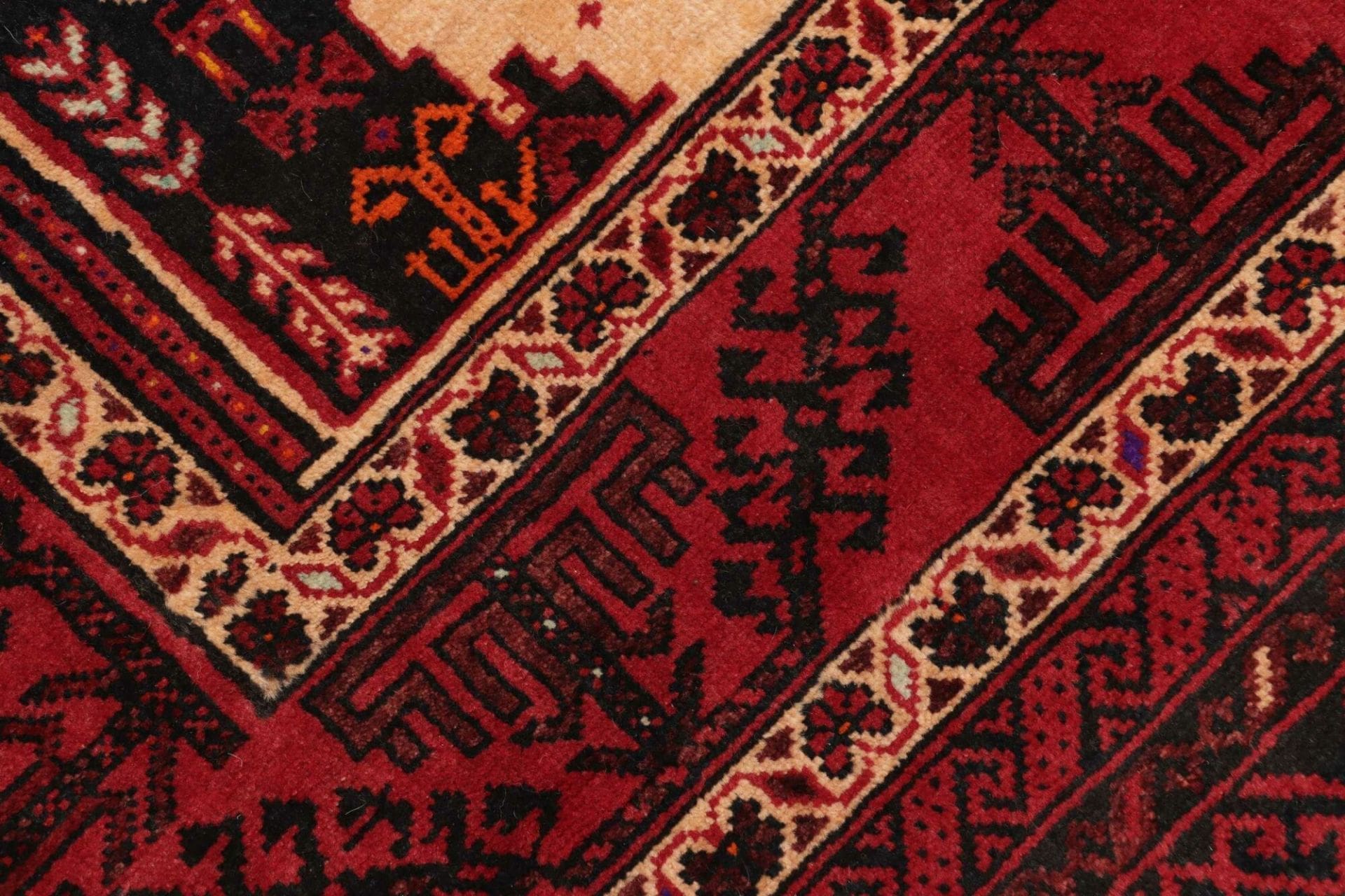 Perserteppich 106 × 190 cm aus Wolle, handgeknüpft