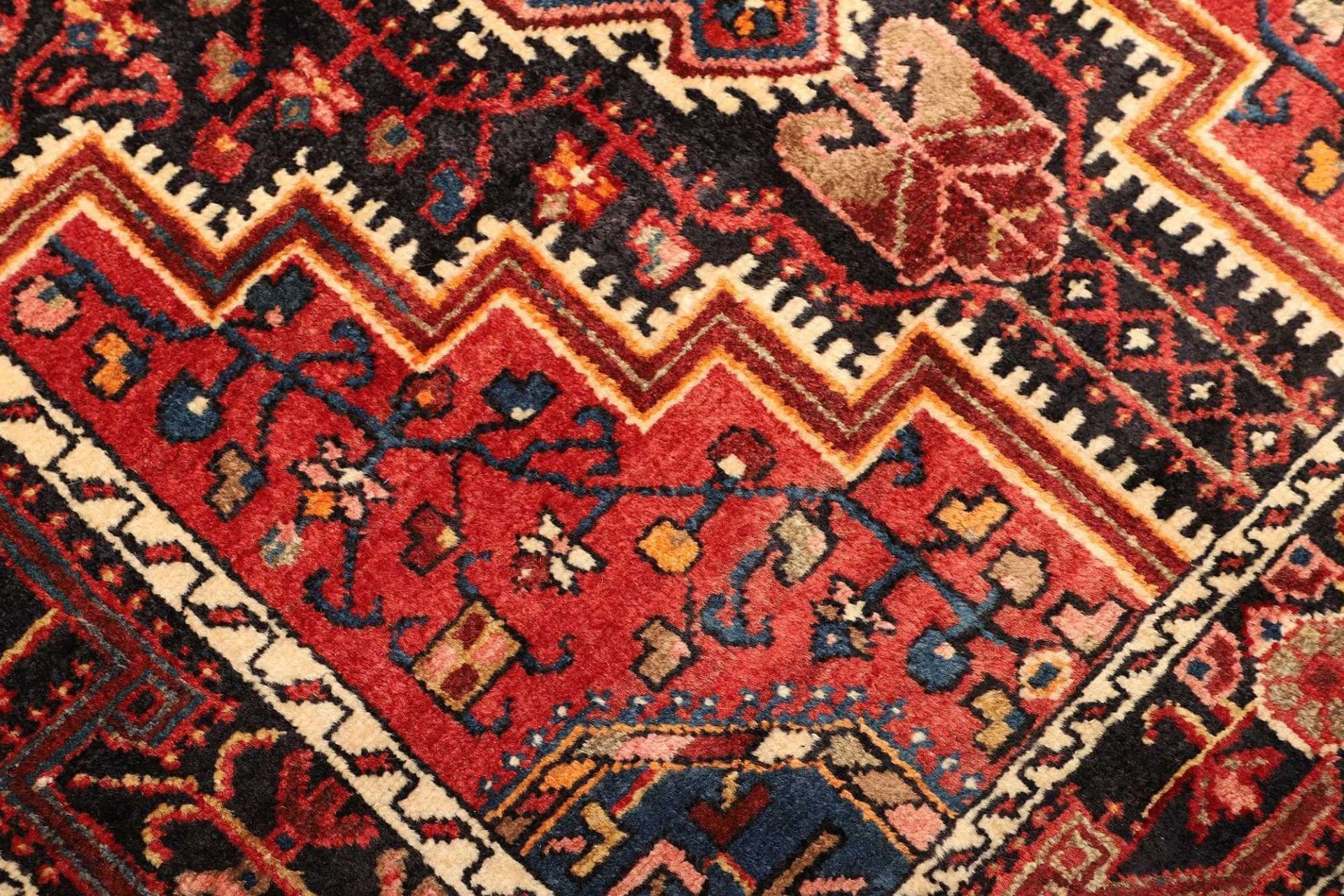 Handgeknüpfter Hamadan Herati Perserteppich 116 × 186 cm