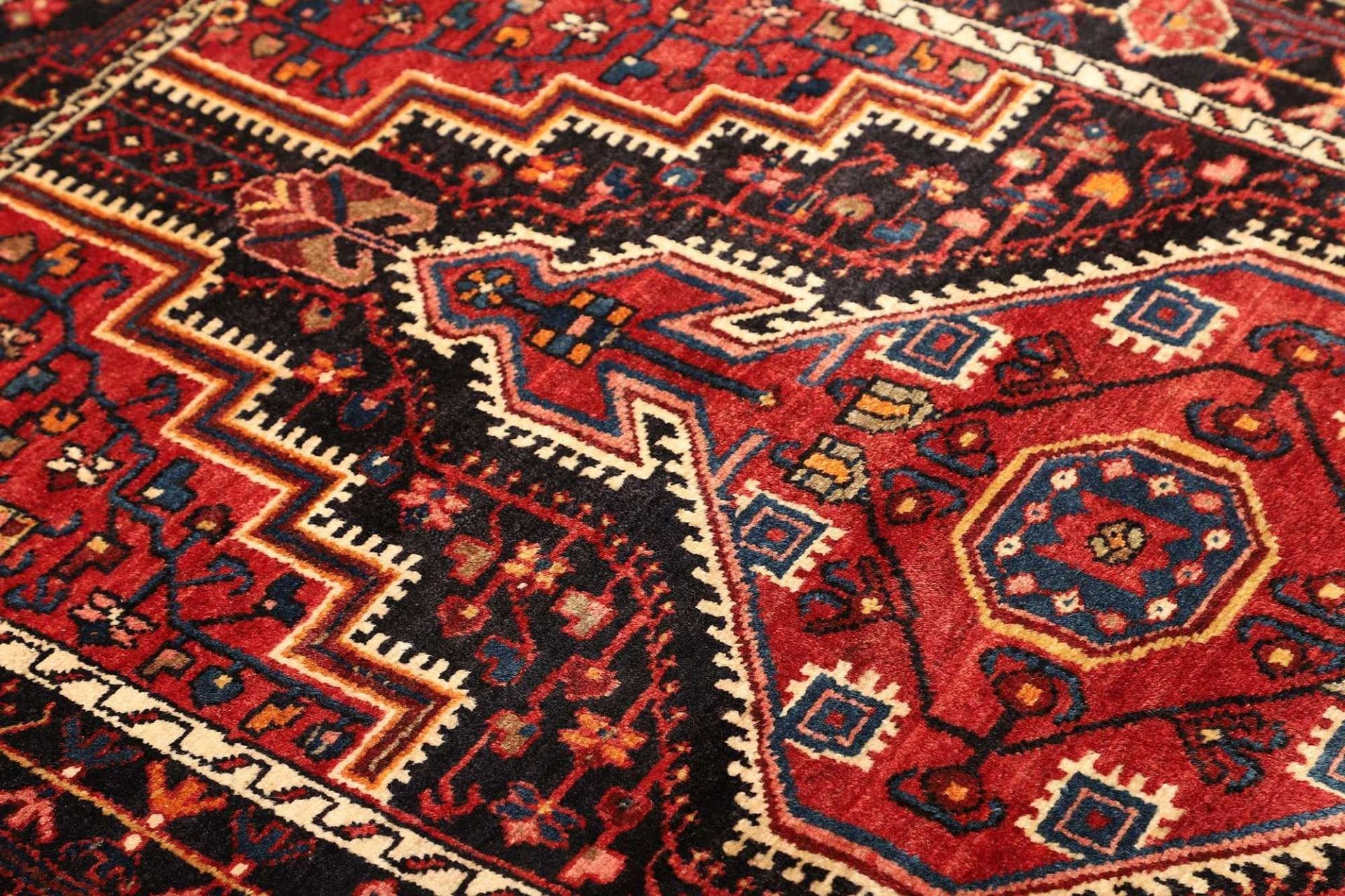 Handgeknüpfter Hamadan Herati Perserteppich 116 × 186 cm