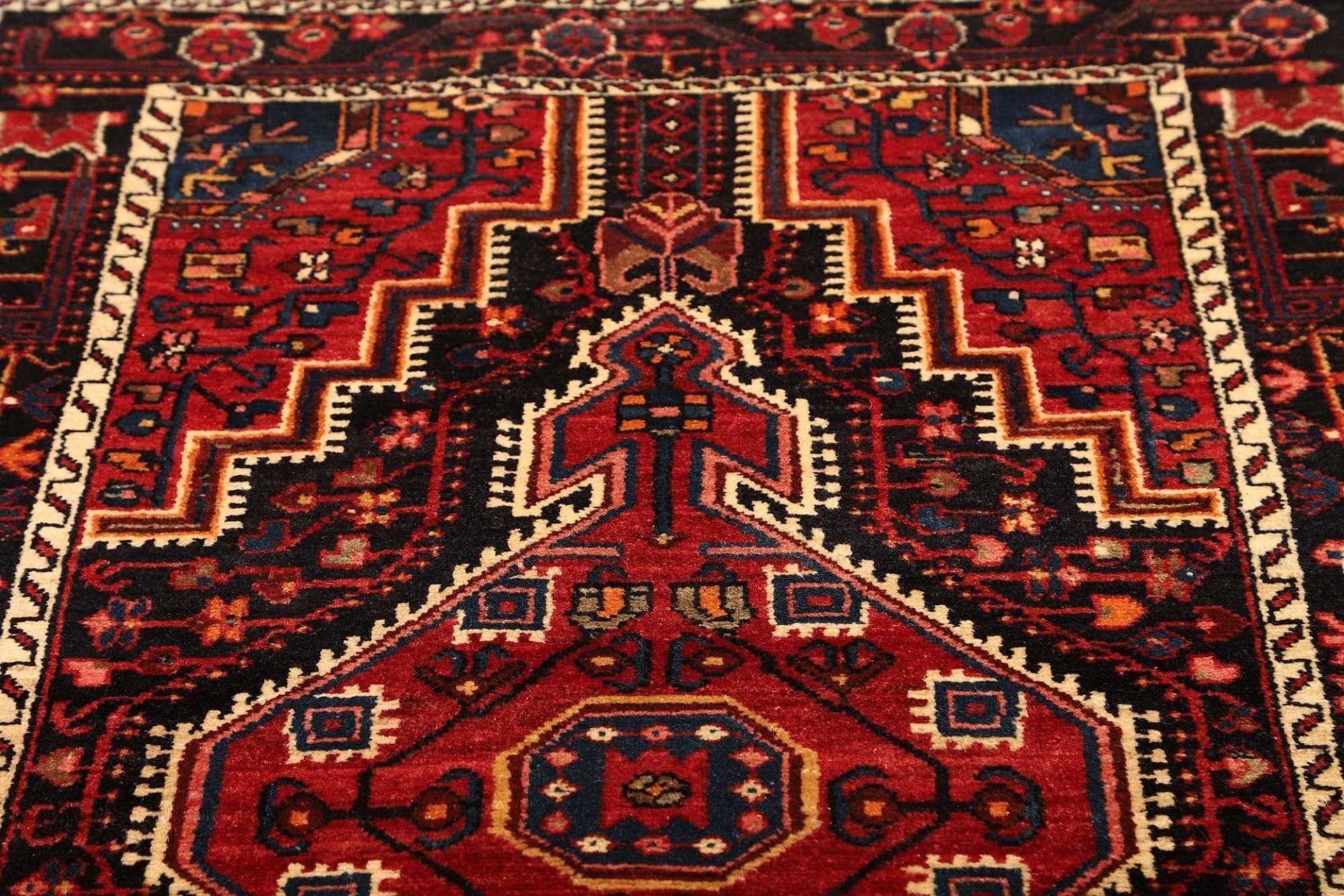 Handgeknüpfter Hamadan Herati Perserteppich 116 × 186 cm