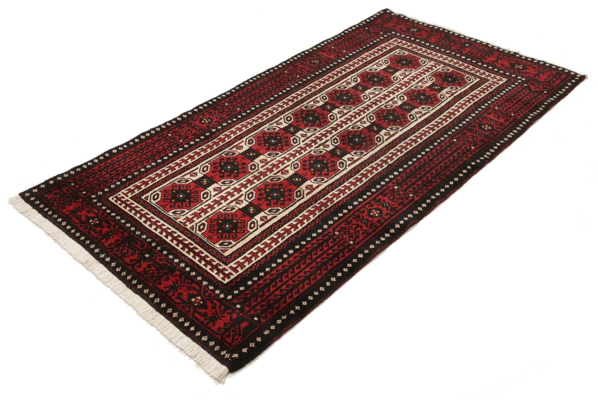 Handgeknüpfter Nain Perserteppich, 104 × 193 cm, Wolle