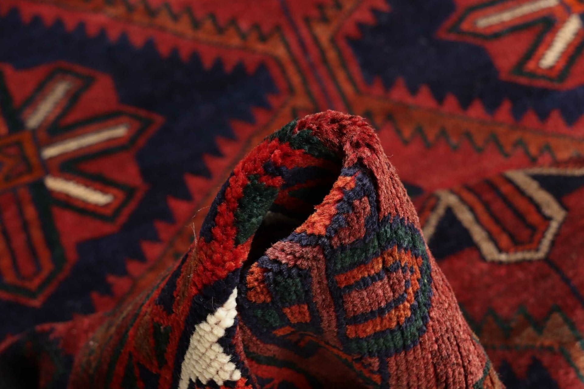 lori-teppich-203-x-270cm-geometrisches-muster-handgeknupft-9 Loribaft Perserteppich 203 × 270 cm aus Wolle, handgeknüpft