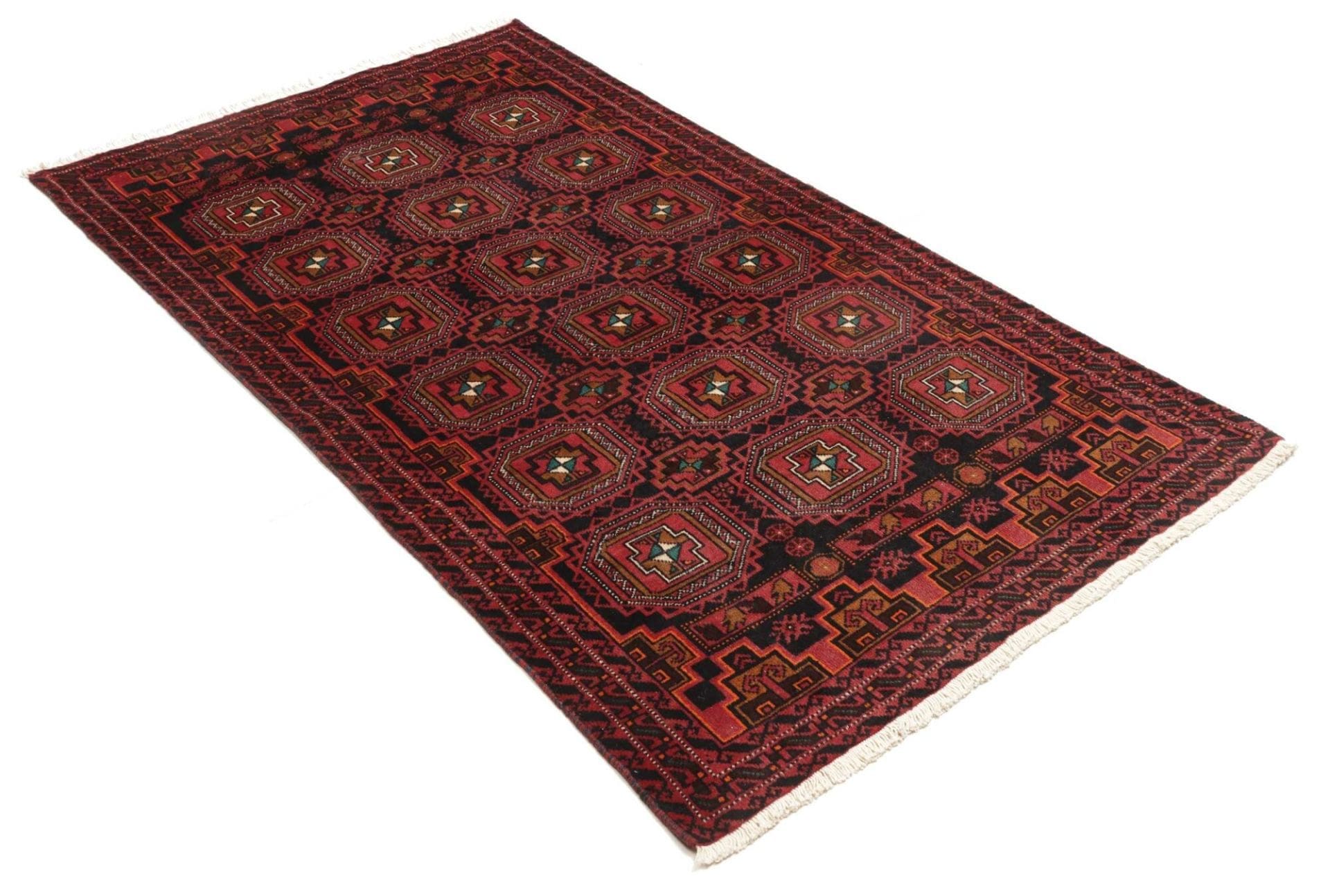 orientteppich-104-x-185-cm-aus-schurwolle-handgeknupft-nain-muster-2 Nain Perserteppich 104 × 185 cm aus Wolle, handgeknüpft